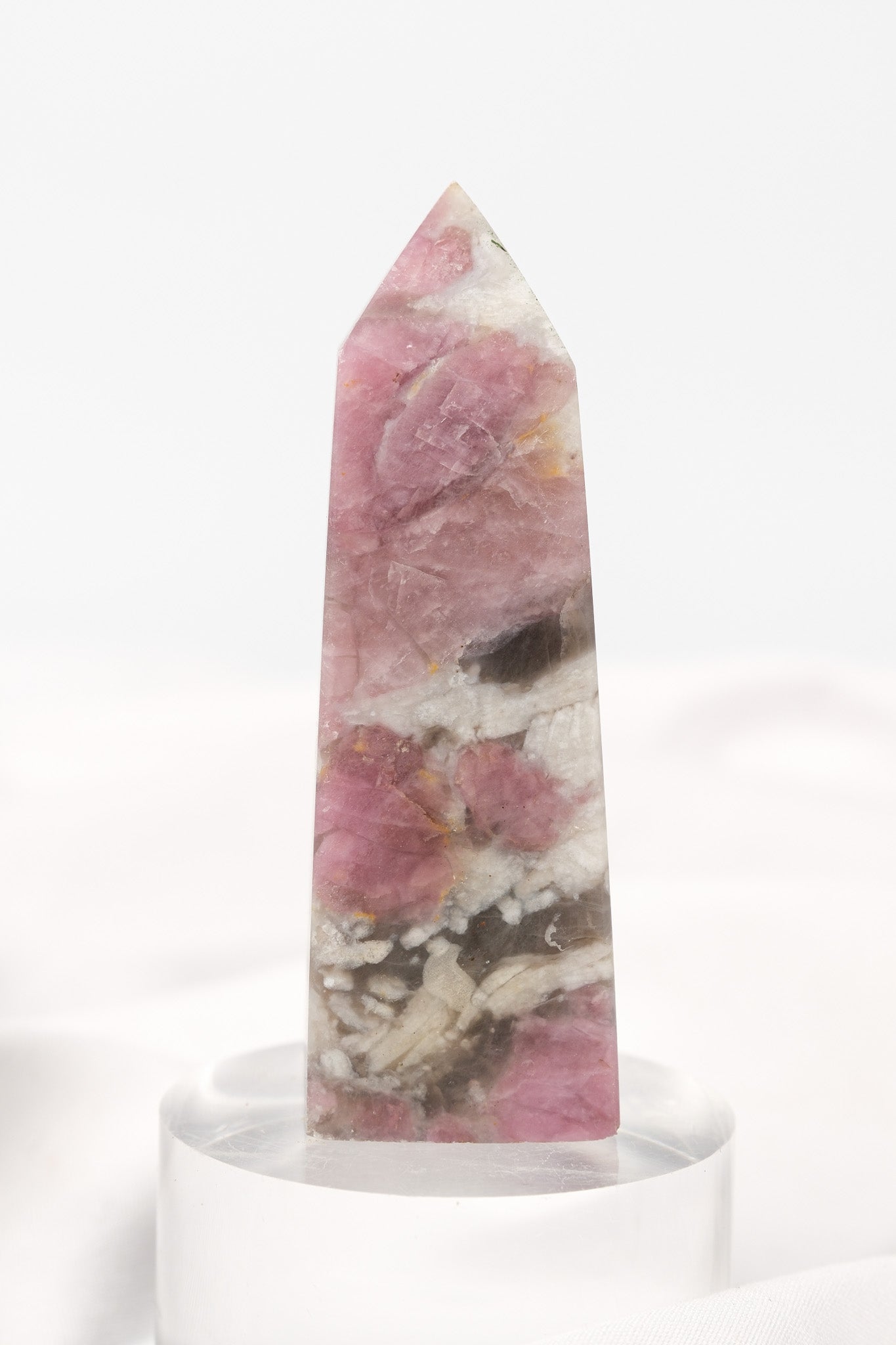 Pink Tourmaline (Rubellite) Quartz Tower