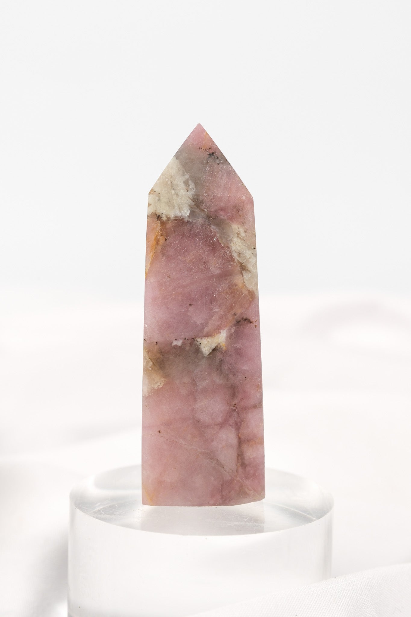 Pink Tourmaline (Rubellite) Quartz Tower