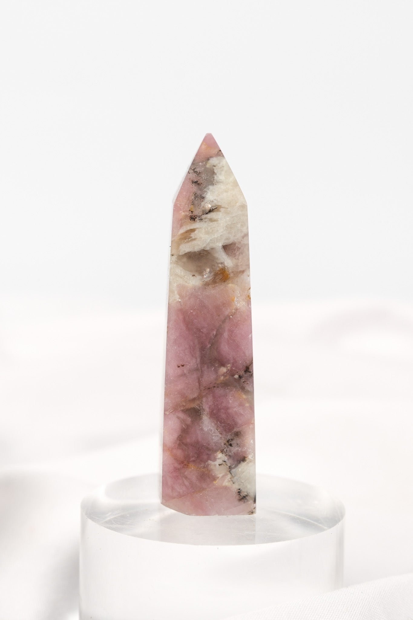 Pink Tourmaline (Rubellite) Quartz Tower