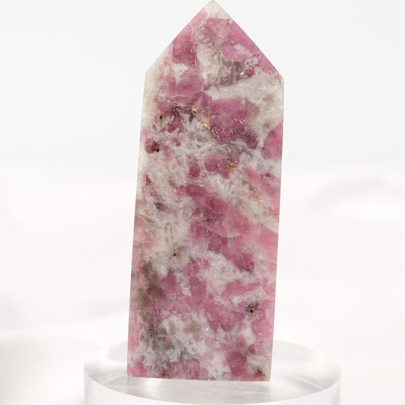 Pink Tourmaline (Rubellite) Quartz Tower