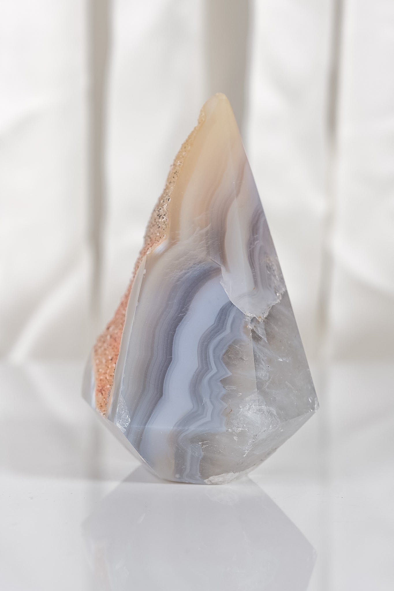 Druzy Agate Tower