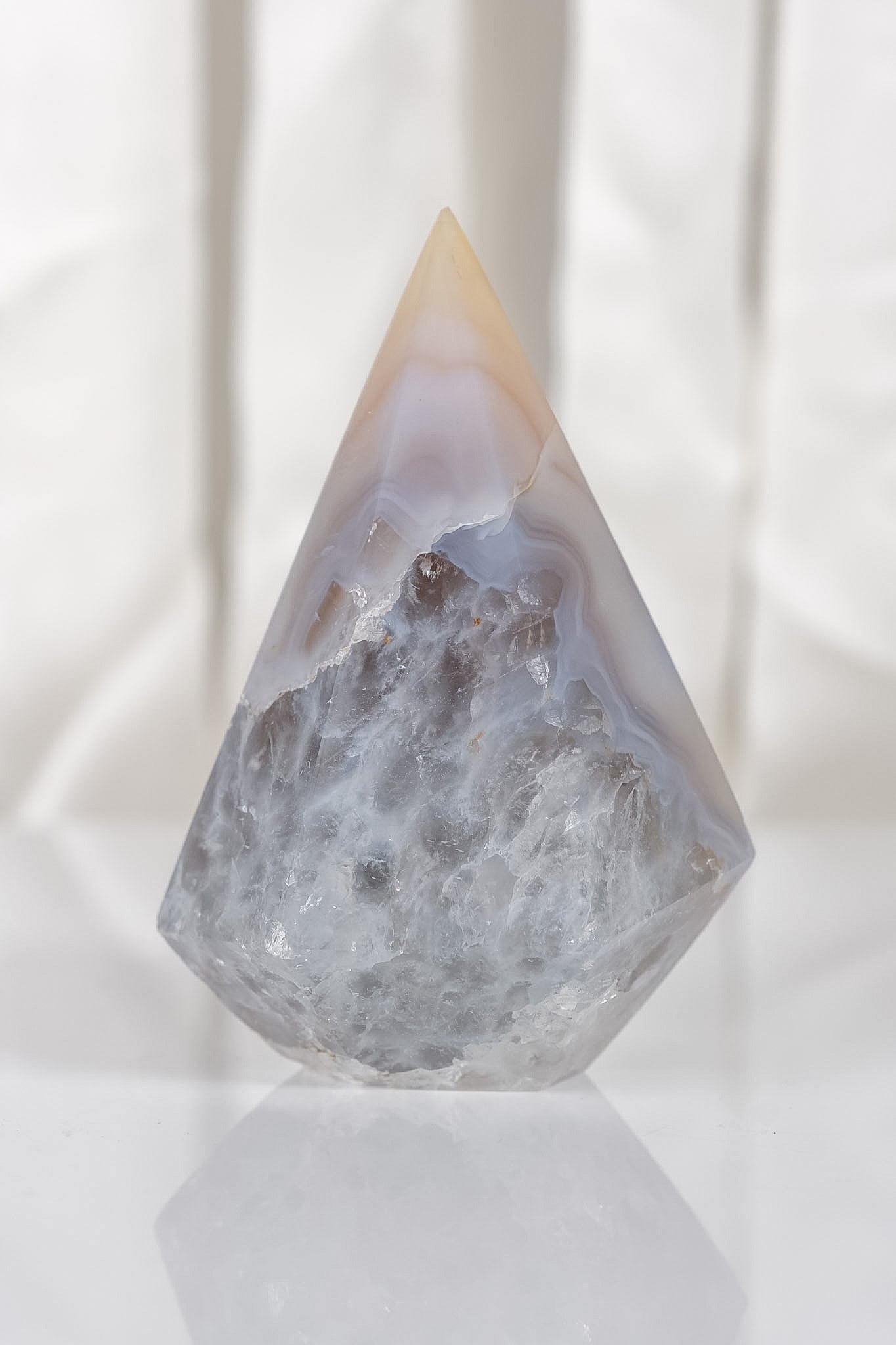 Druzy Agate Tower