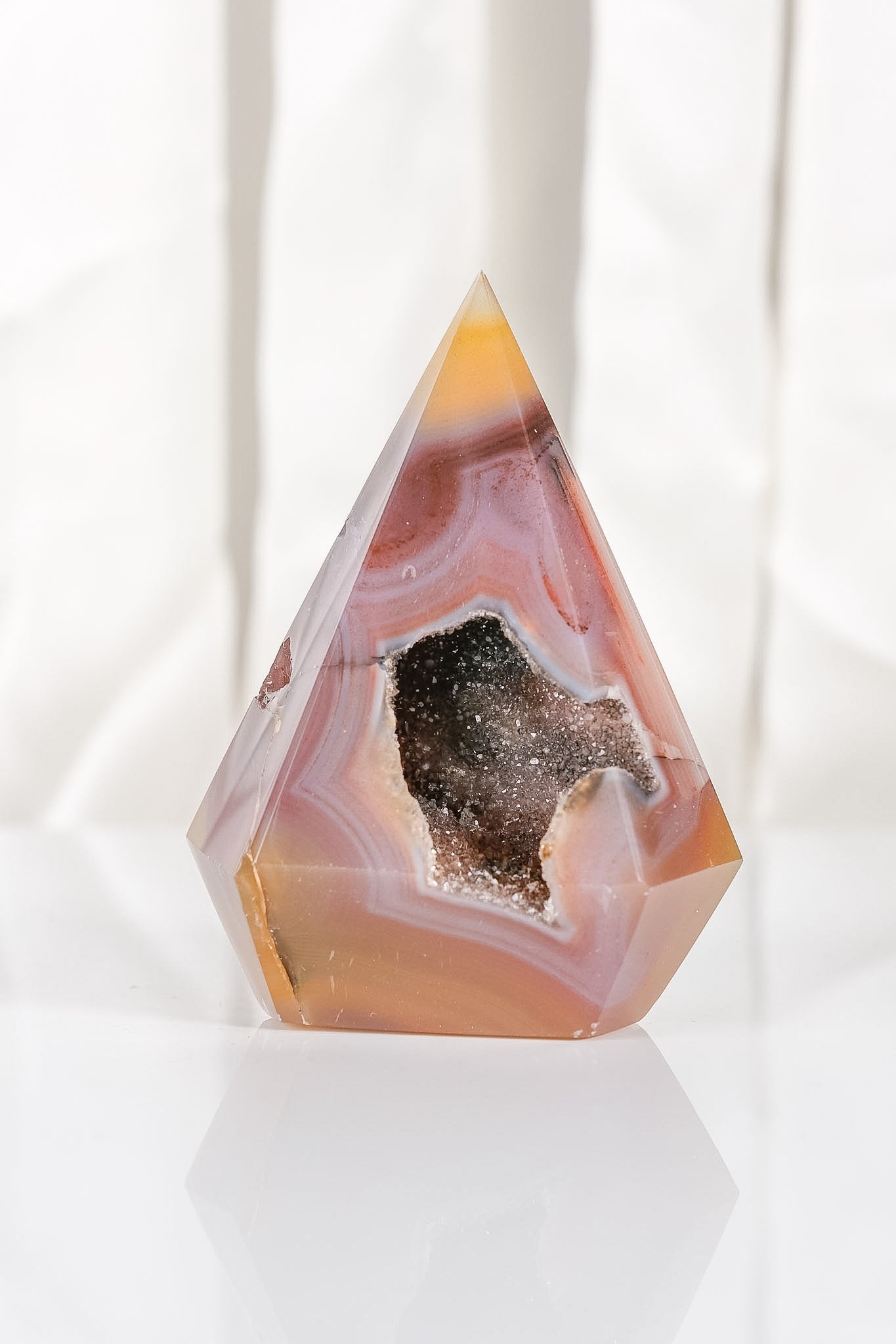 Druzy Agate Tower