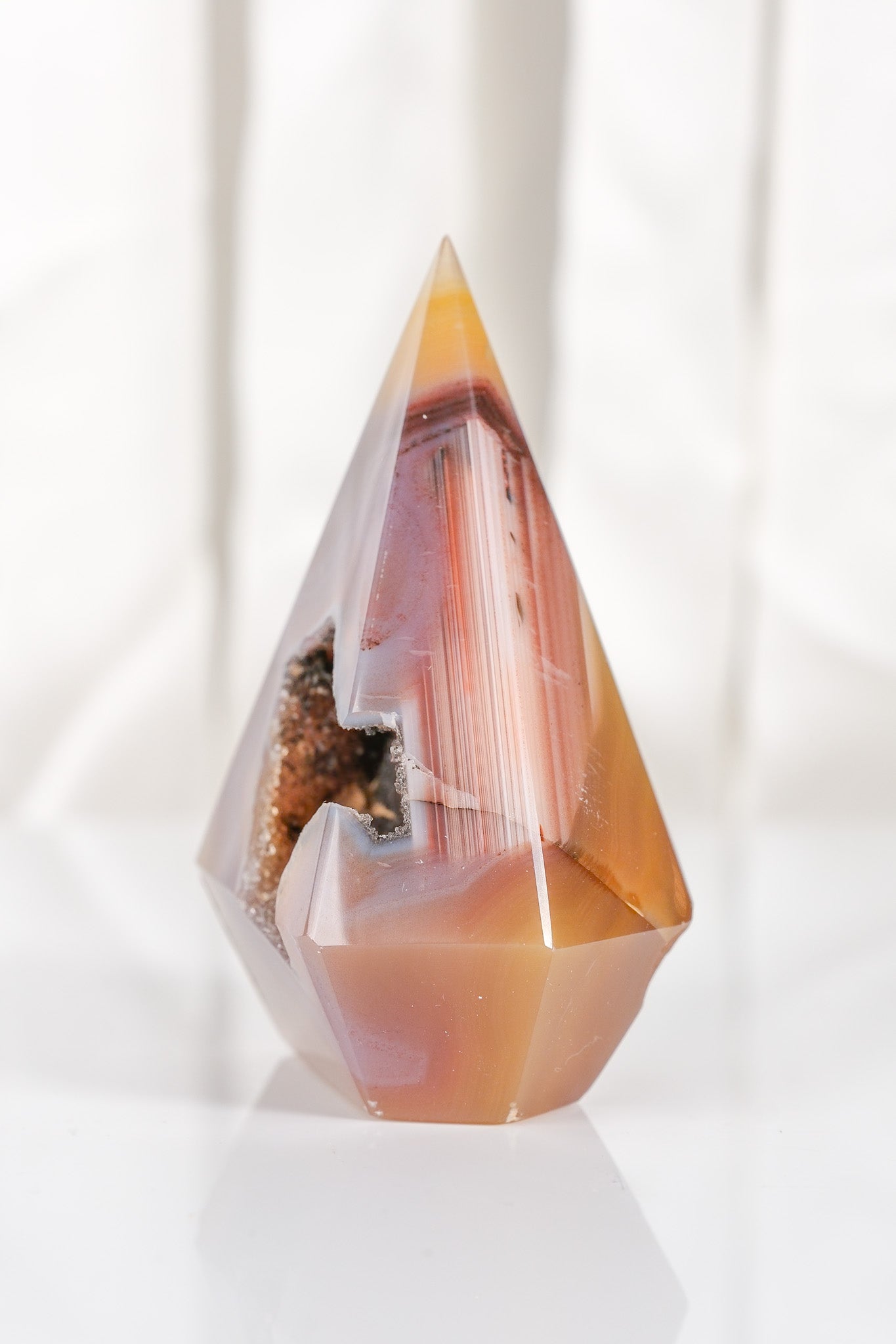 Druzy Agate Tower