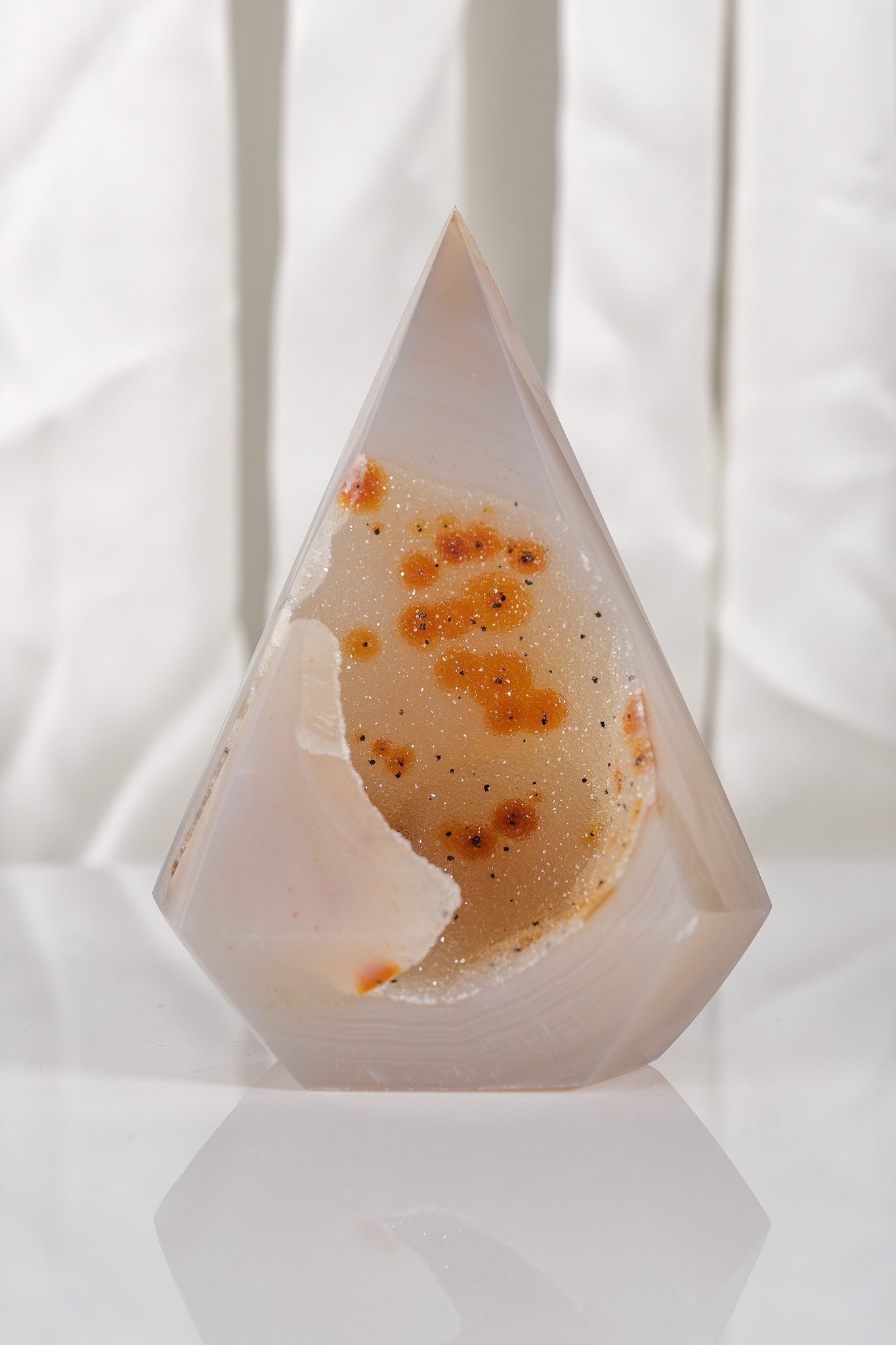 Druzy Agate Tower