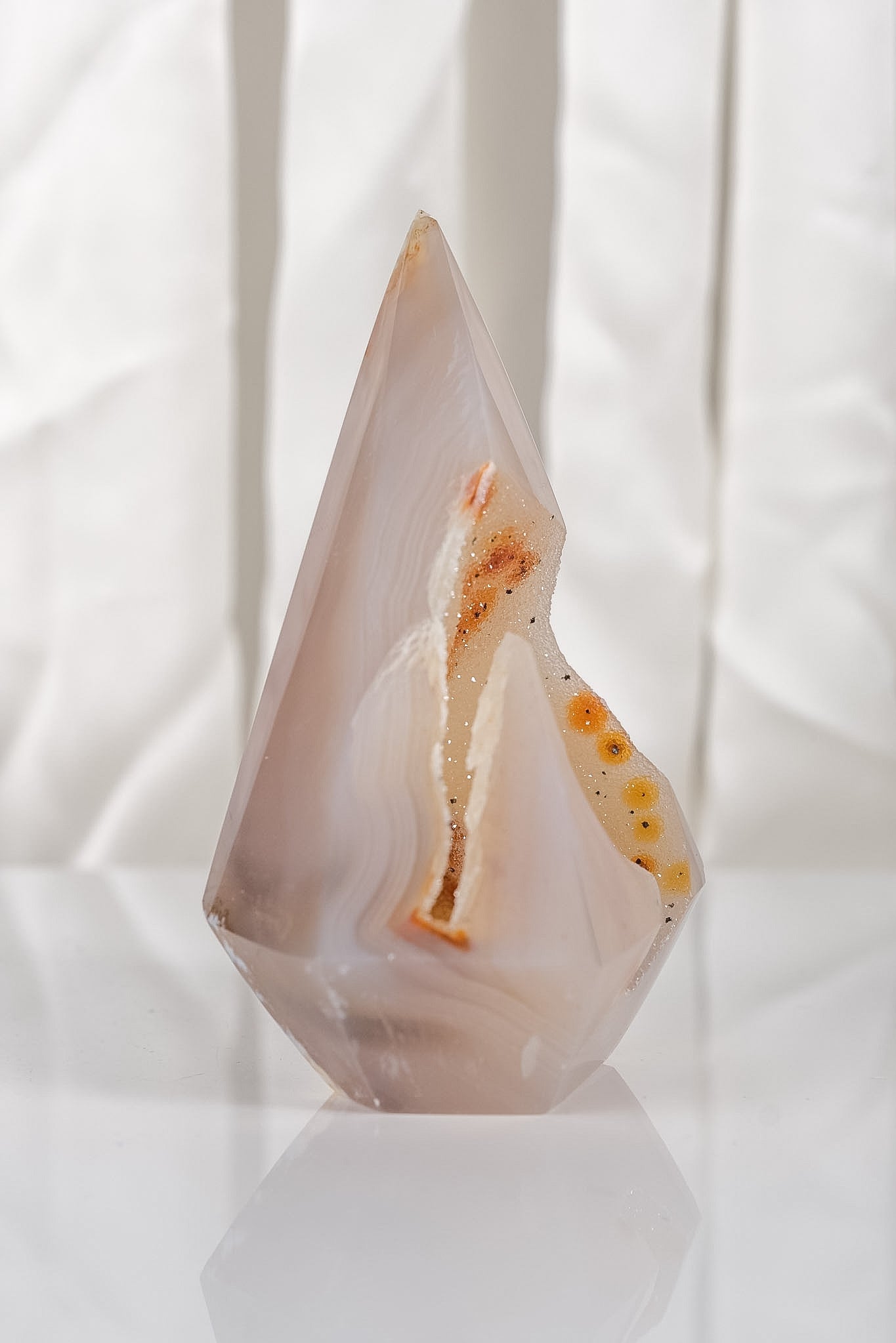 Druzy Agate Tower