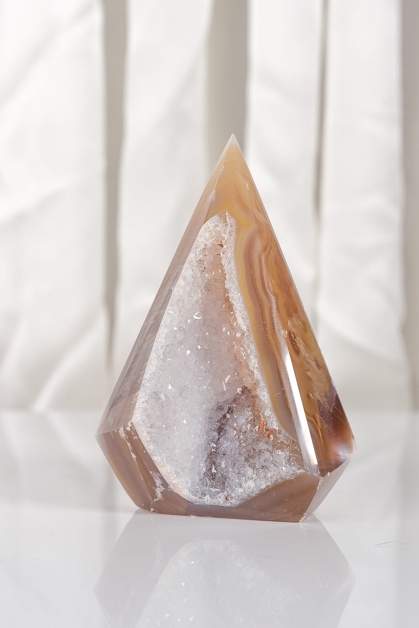 Druzy Agate Tower