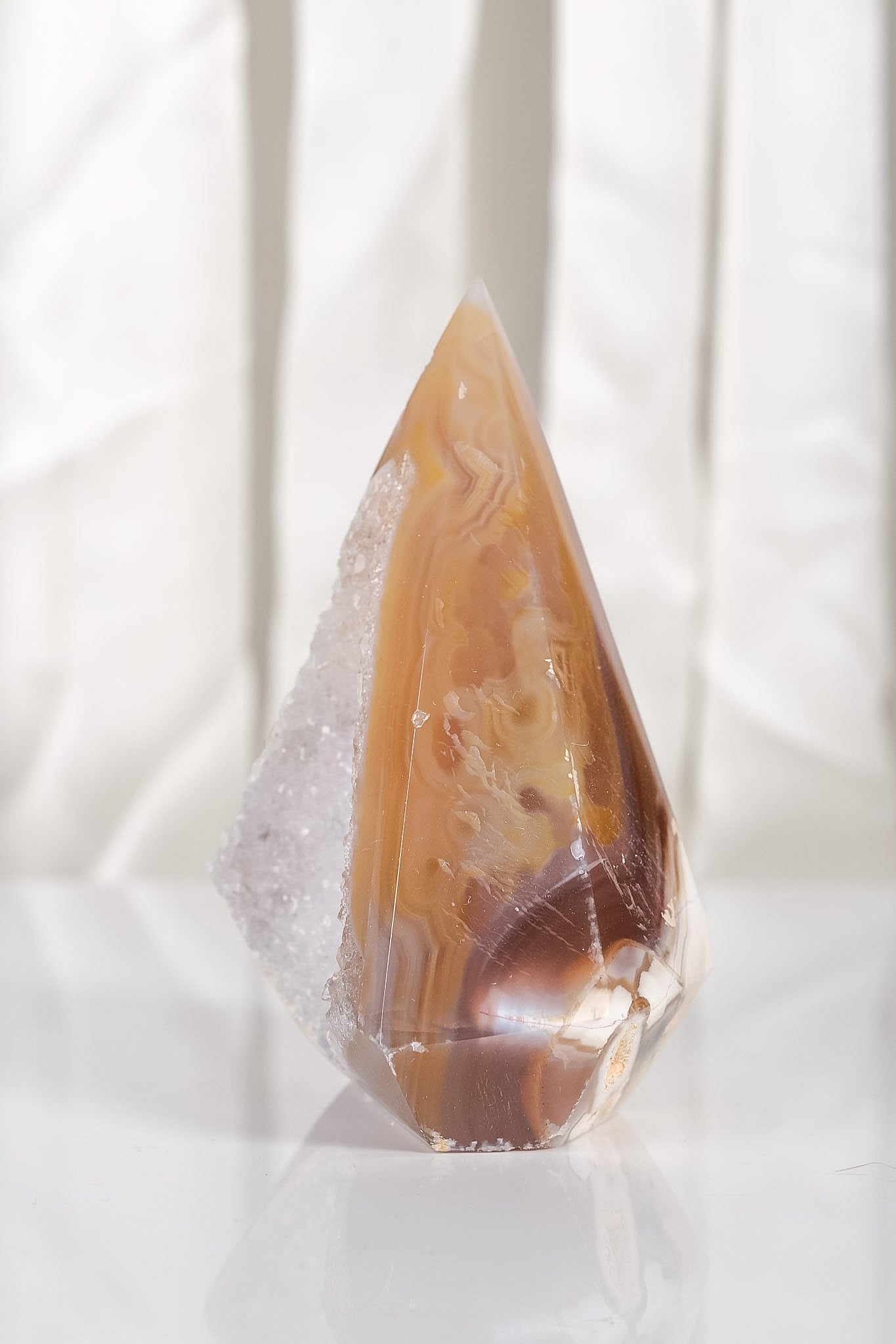 Druzy Agate Tower