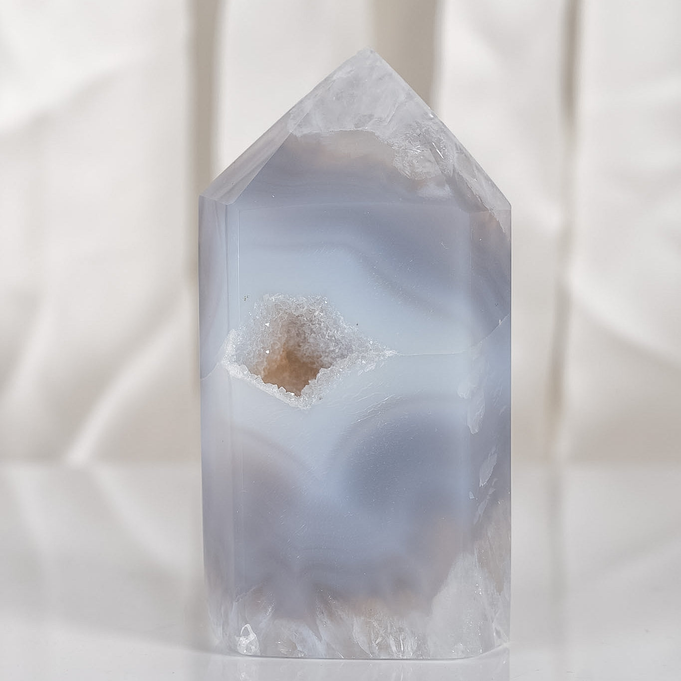 Druzy Agate Tower