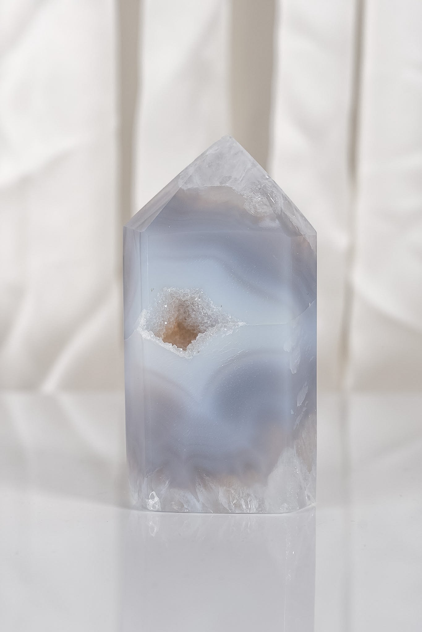 Druzy Agate Tower