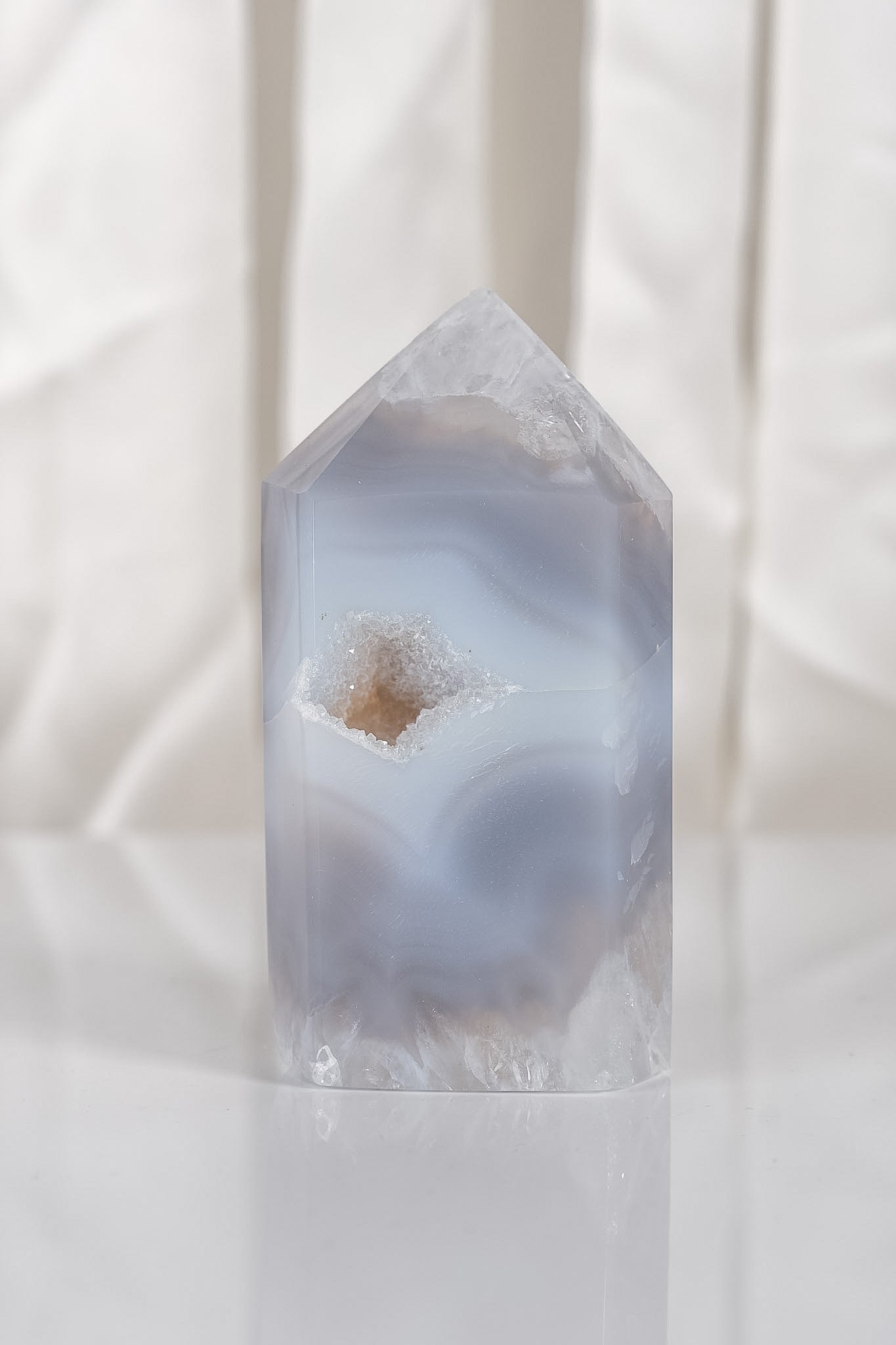 Druzy Agate Tower