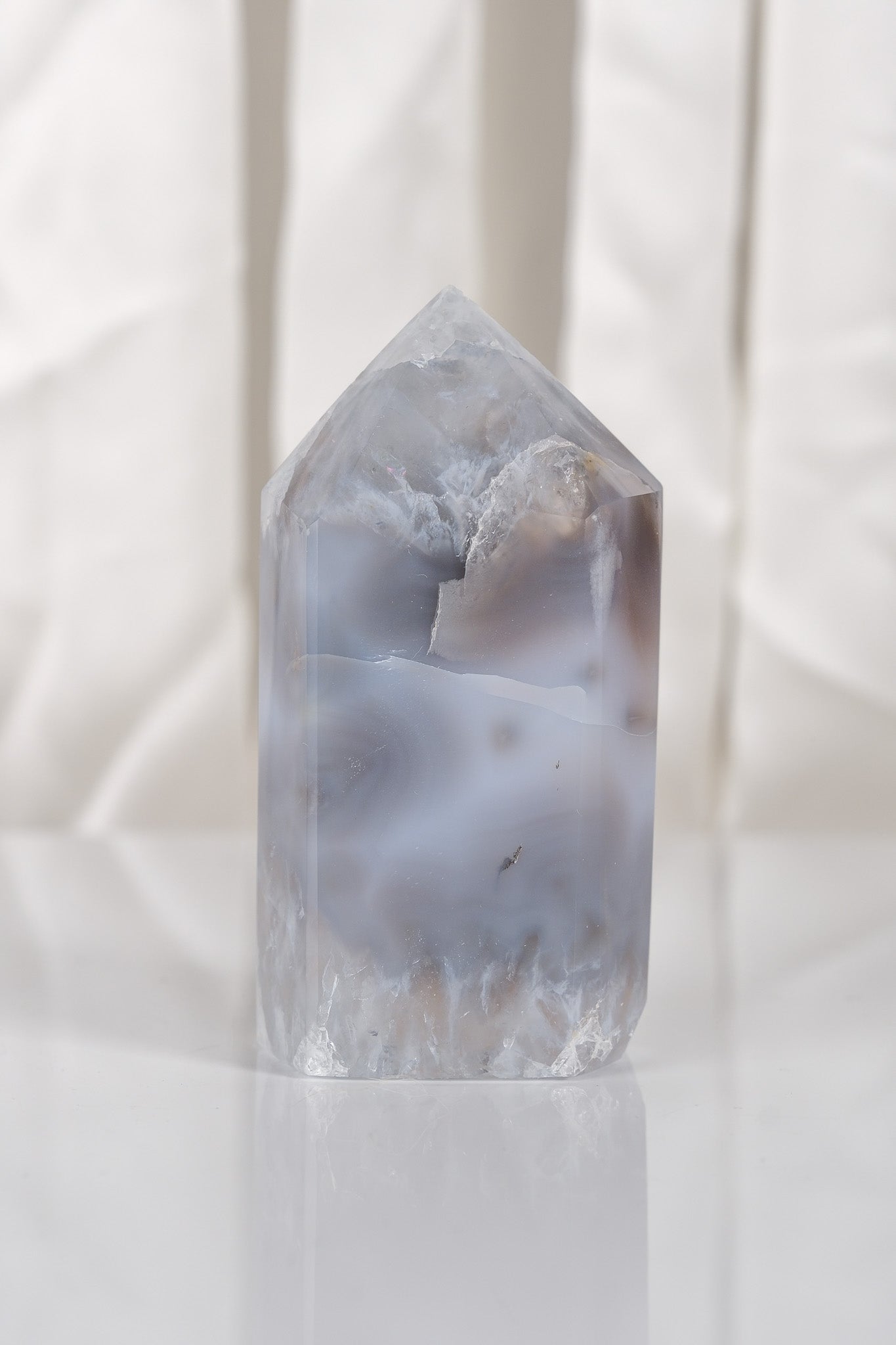 Druzy Agate Tower