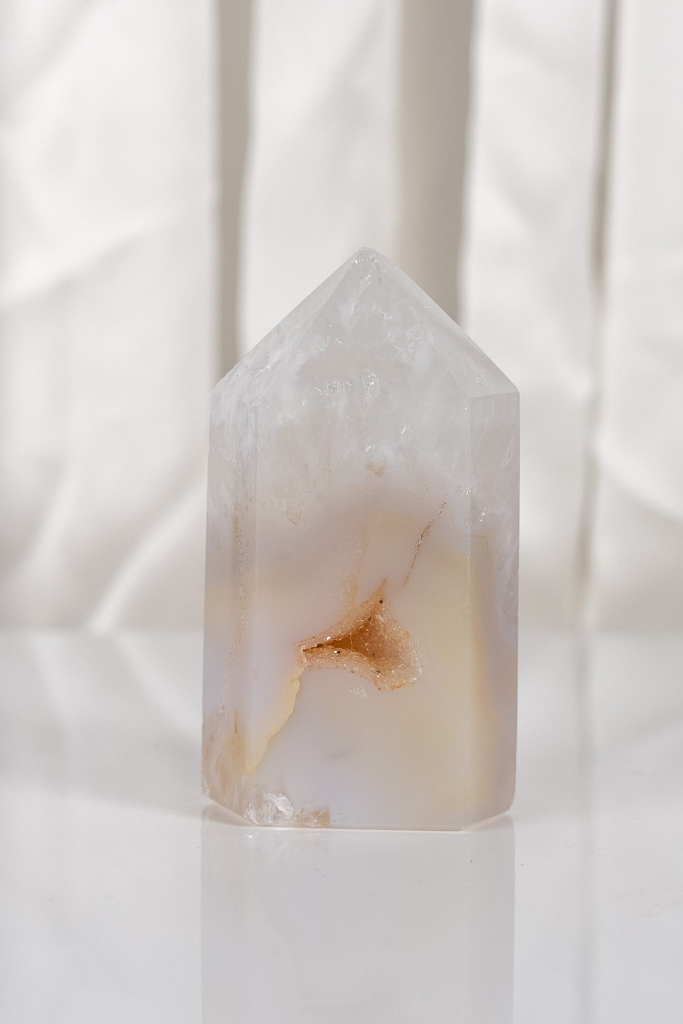 Druzy Agate Tower