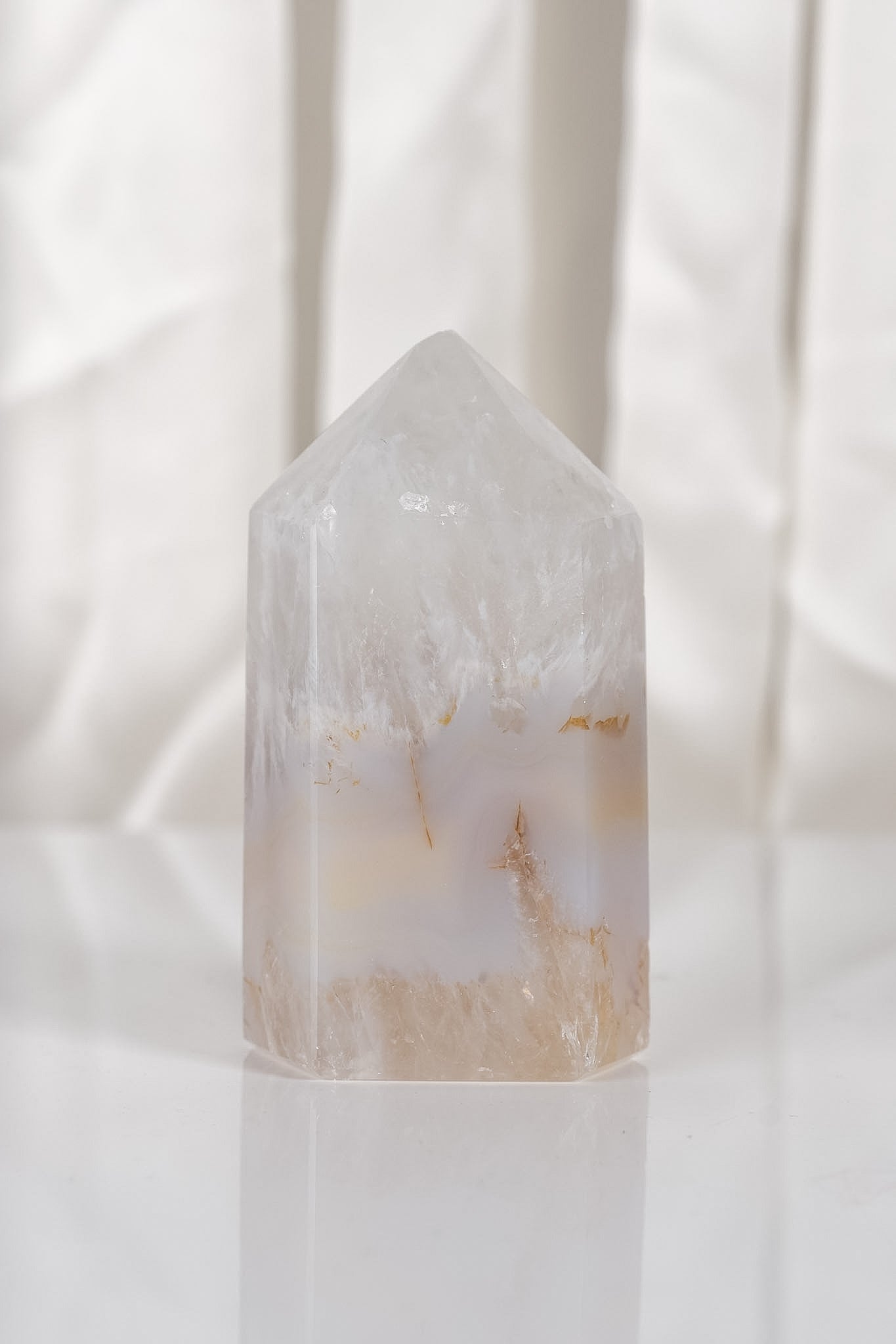 Druzy Agate Tower