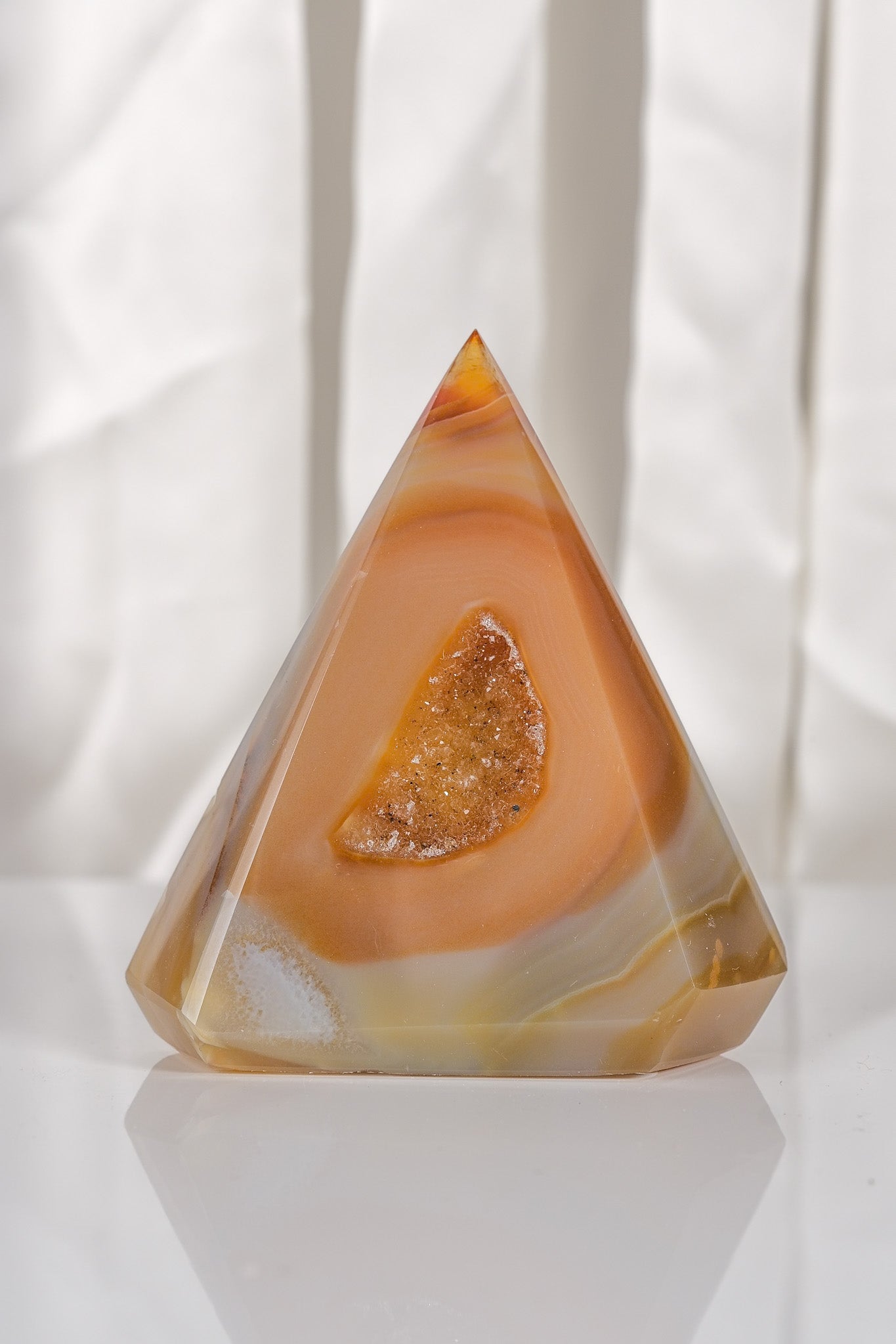 Druzy Agate Tower