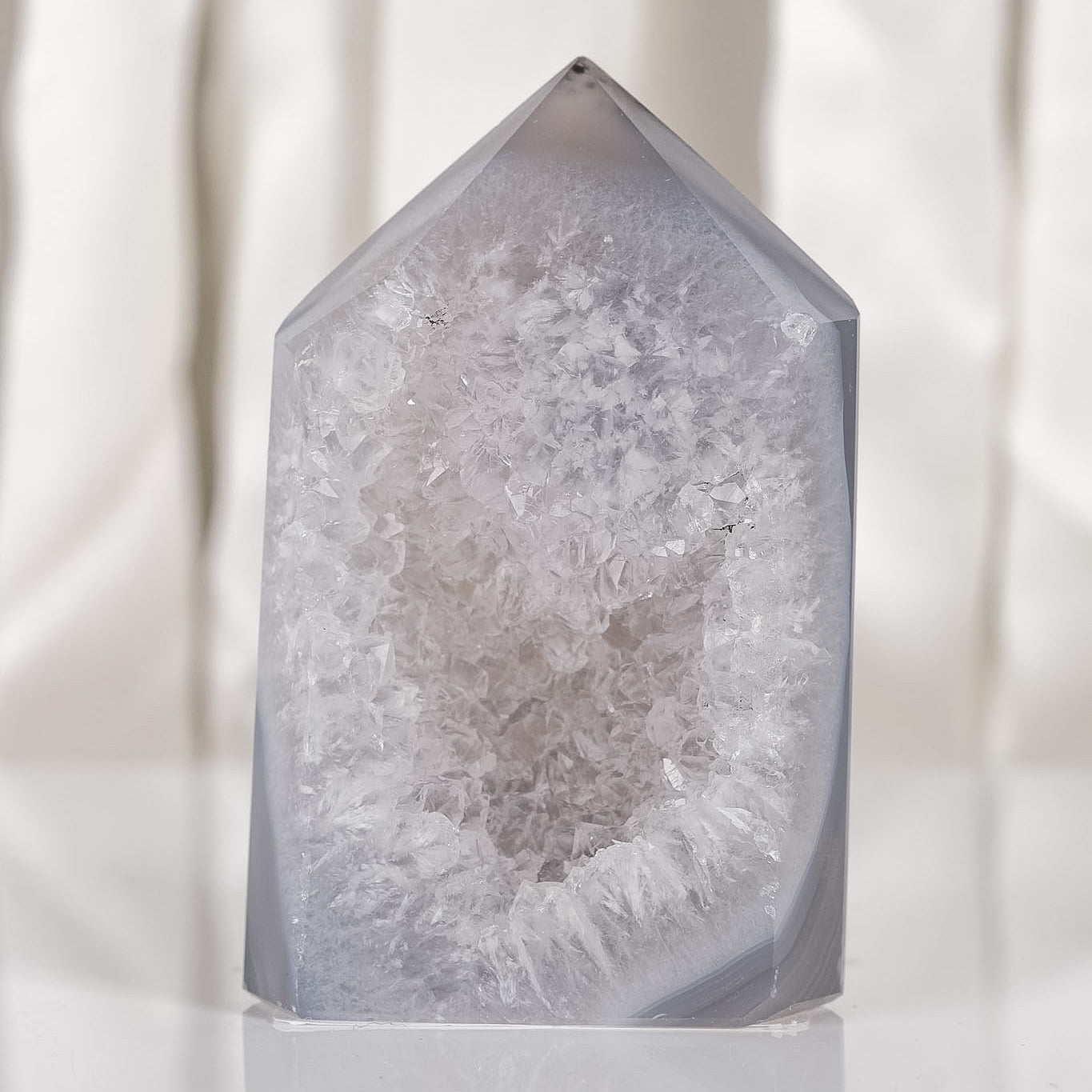 Druzy Agate Tower