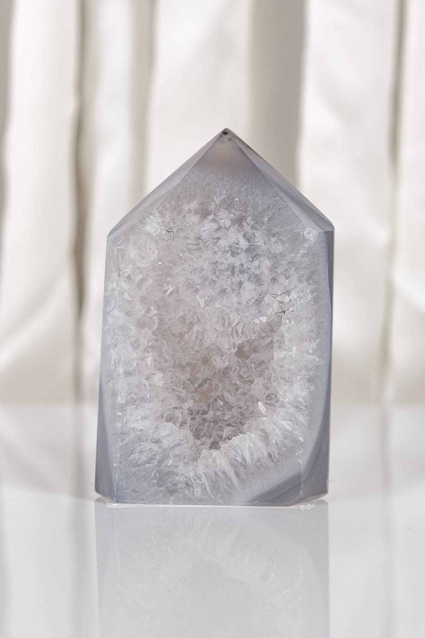 Druzy Agate Tower