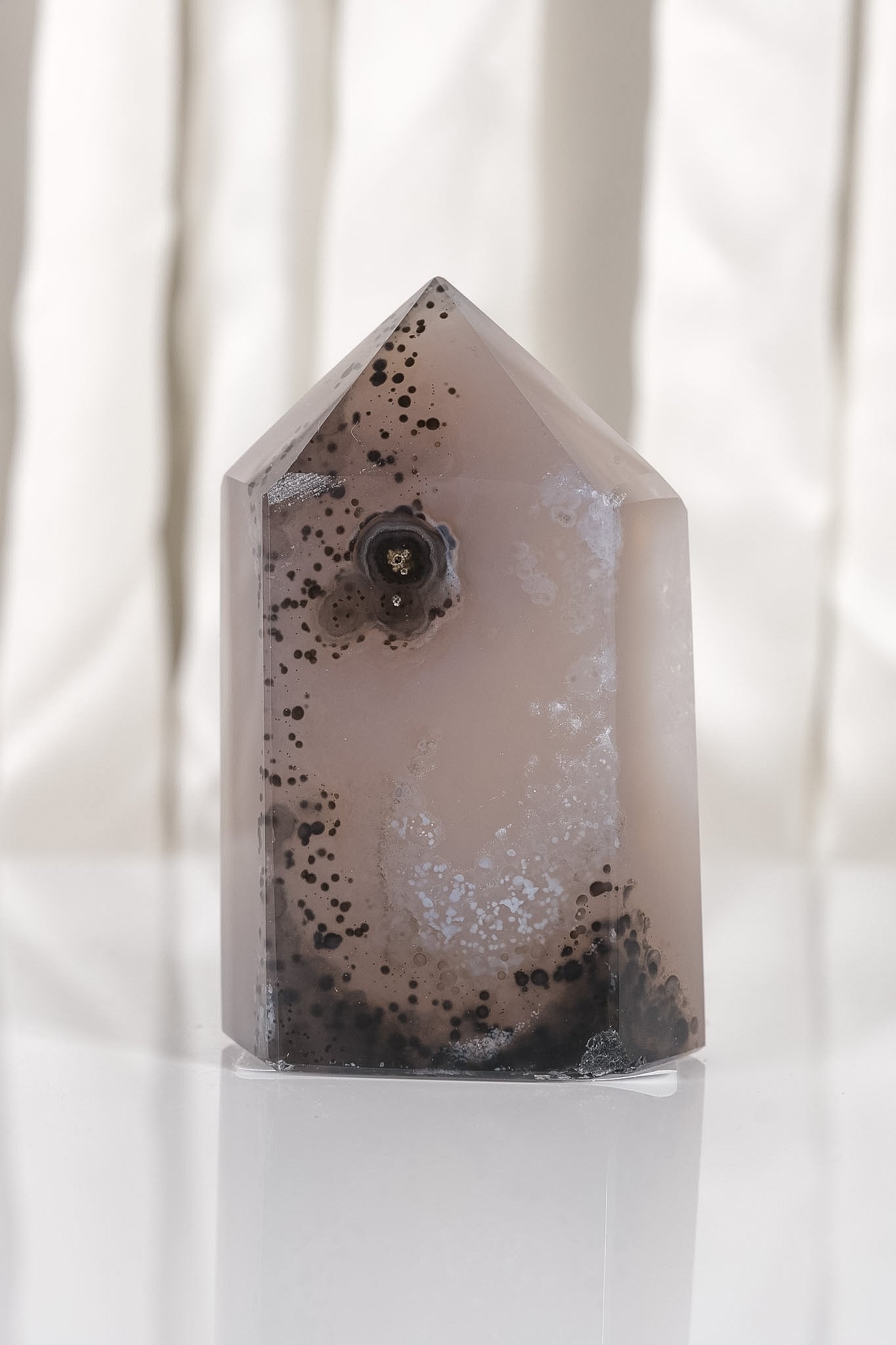 Druzy Agate Tower