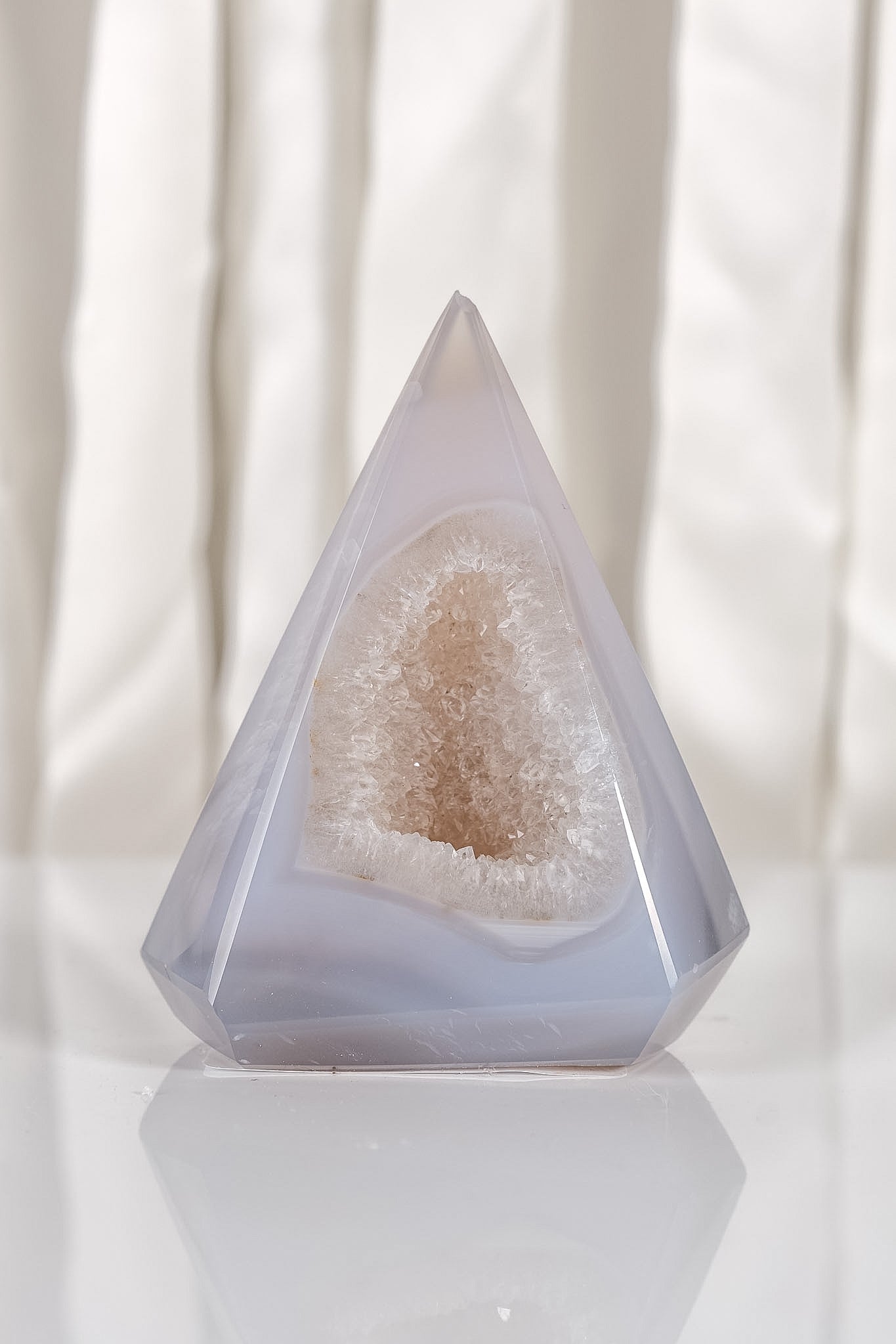 Druzy Agate Tower