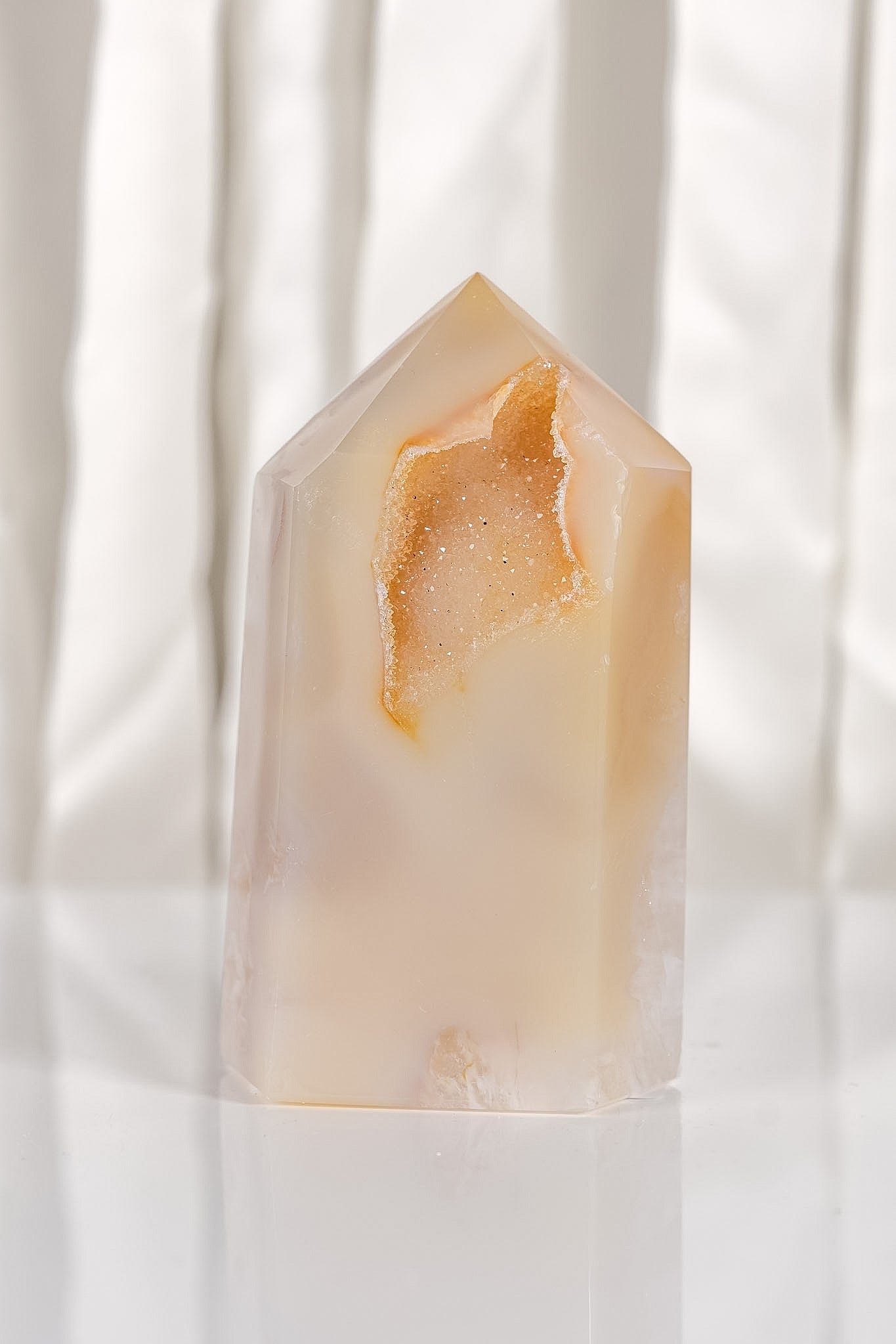 Druzy Agate Tower