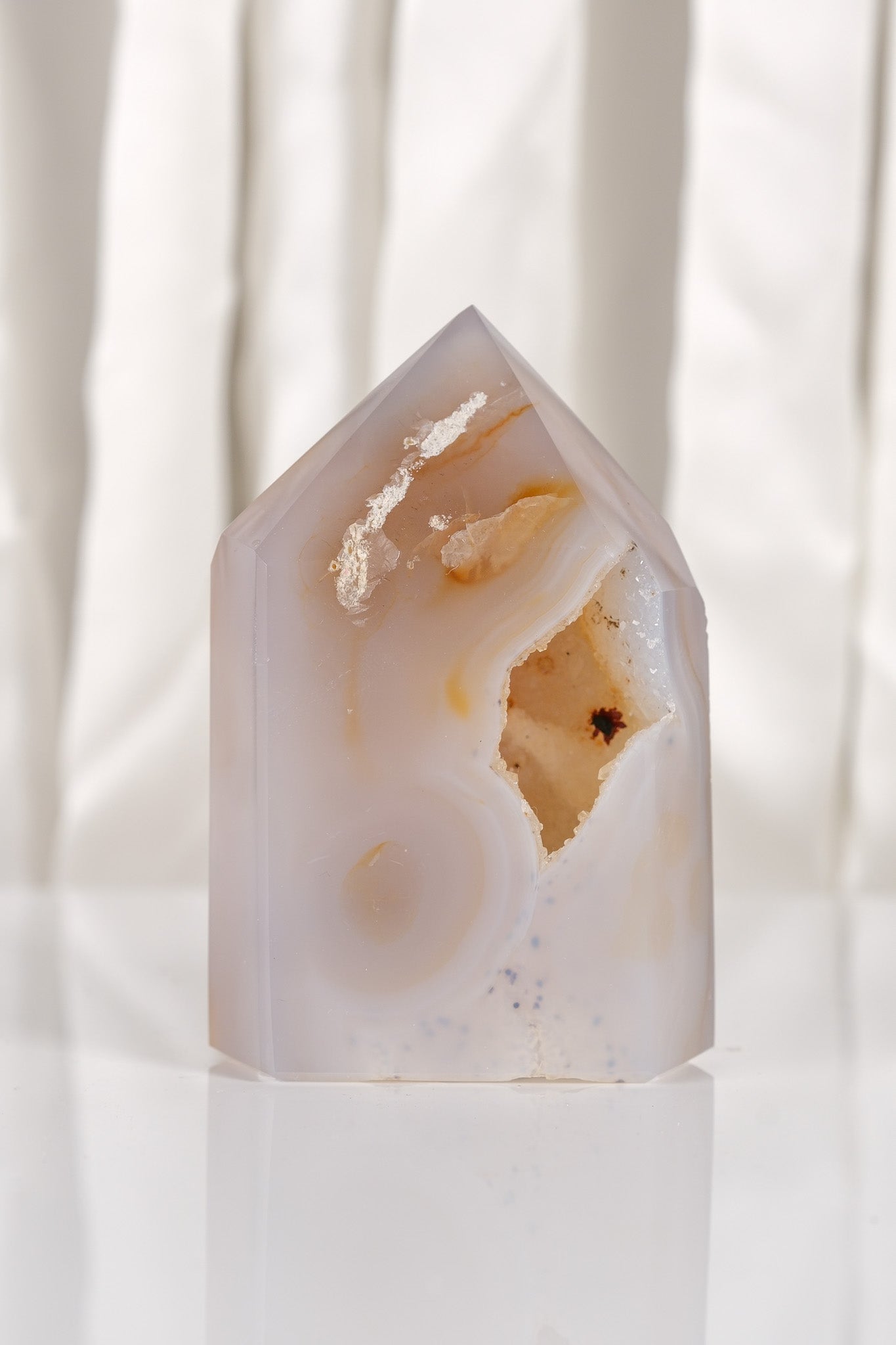 Druzy Agate Tower