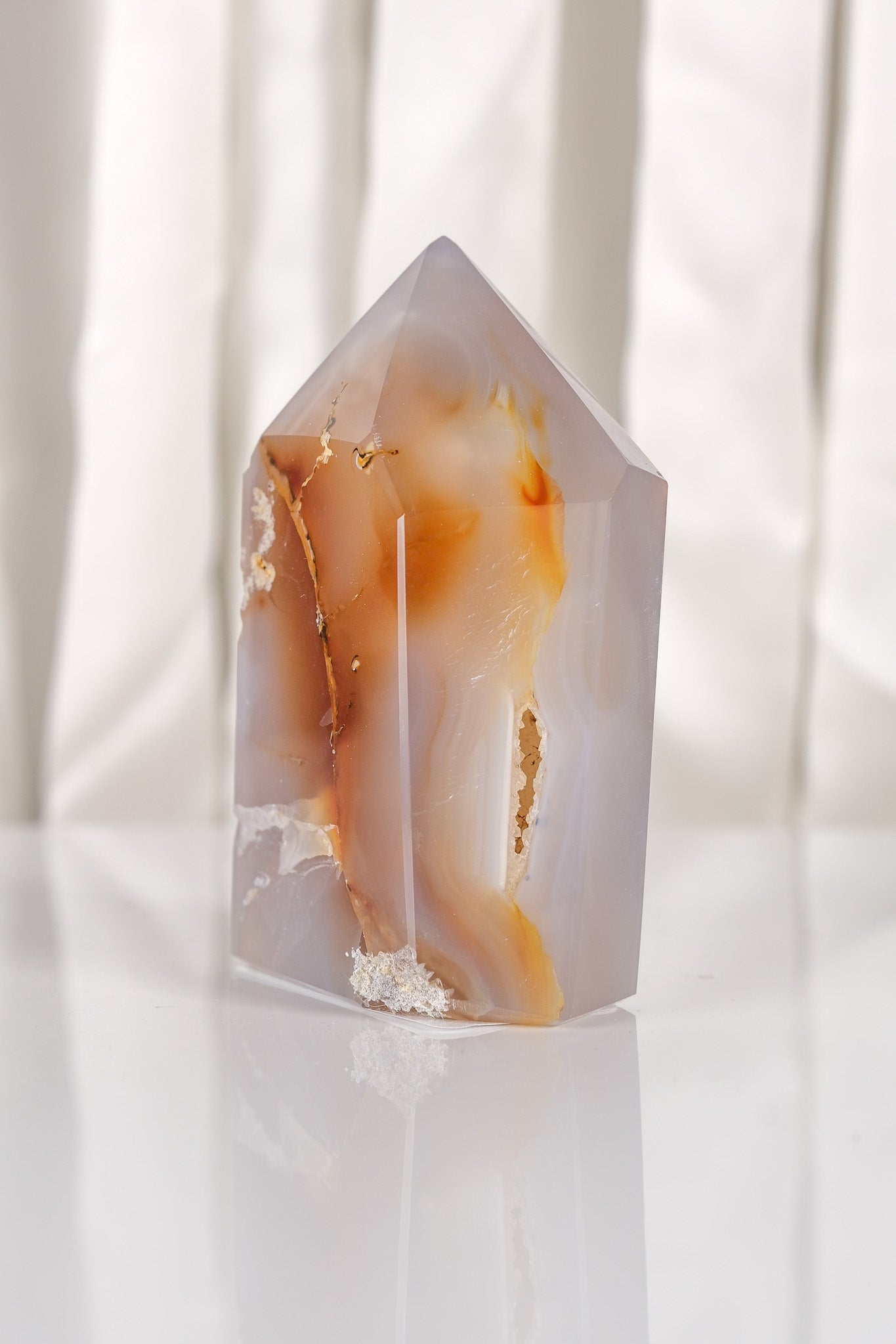 Druzy Agate Tower