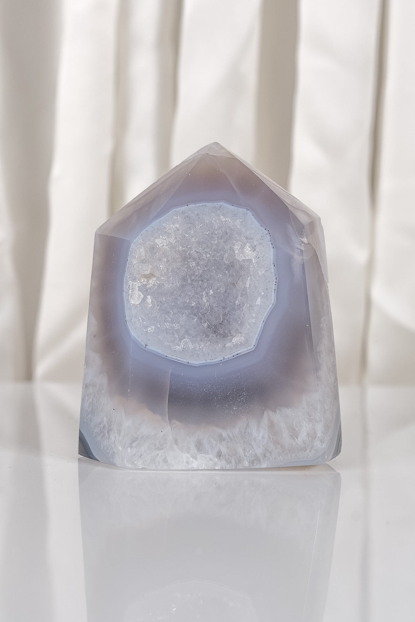 Druzy Agate Tower