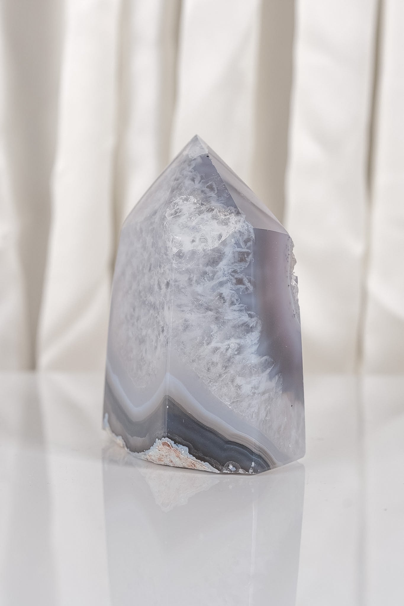 Druzy Agate Tower