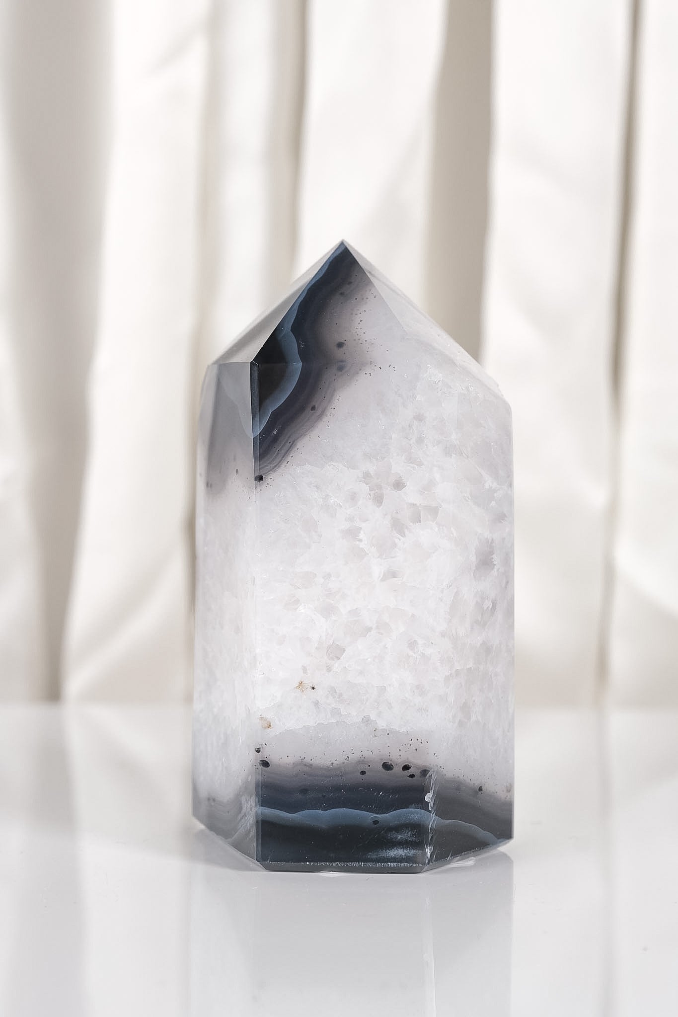 Druzy Agate Tower