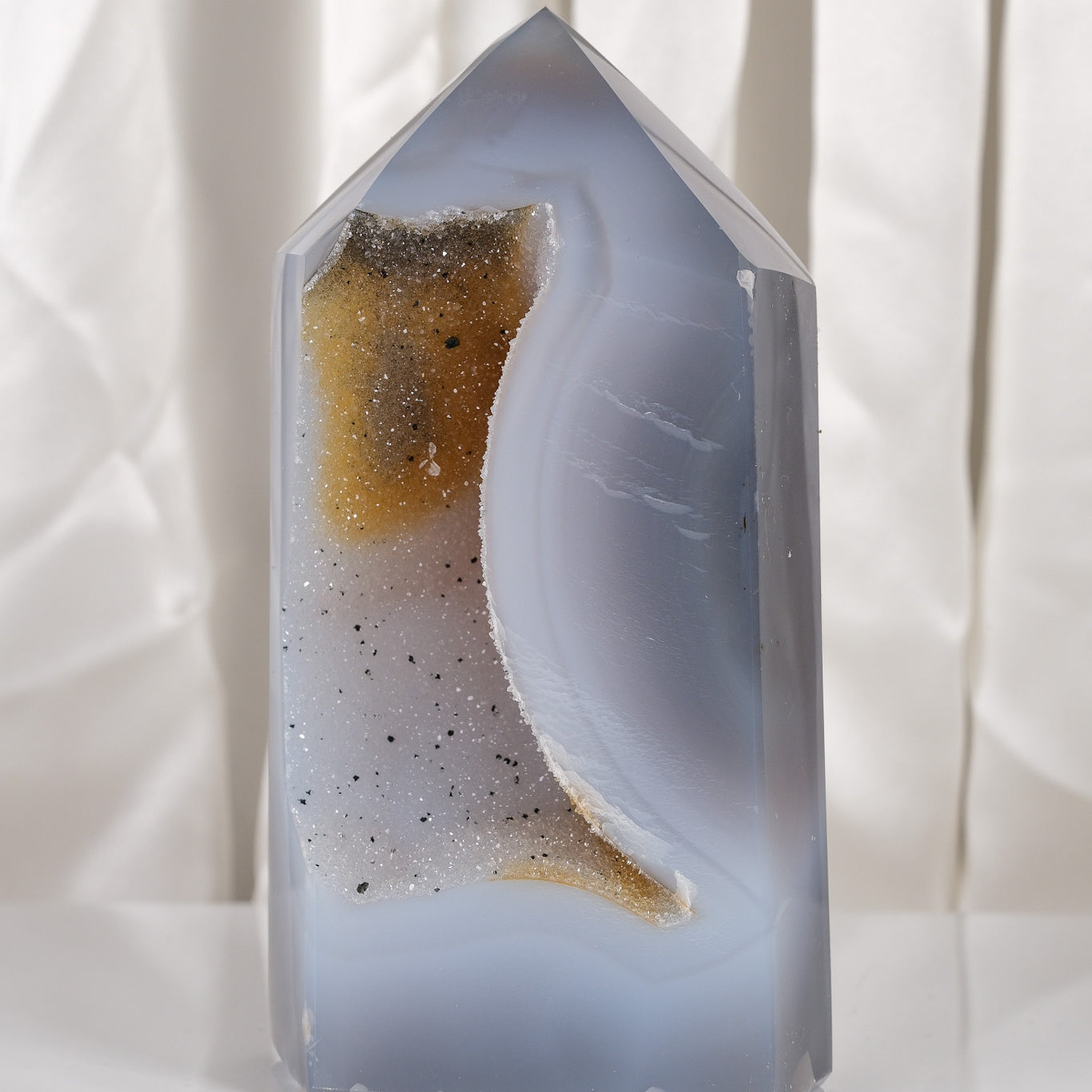 Druzy Agate Tower