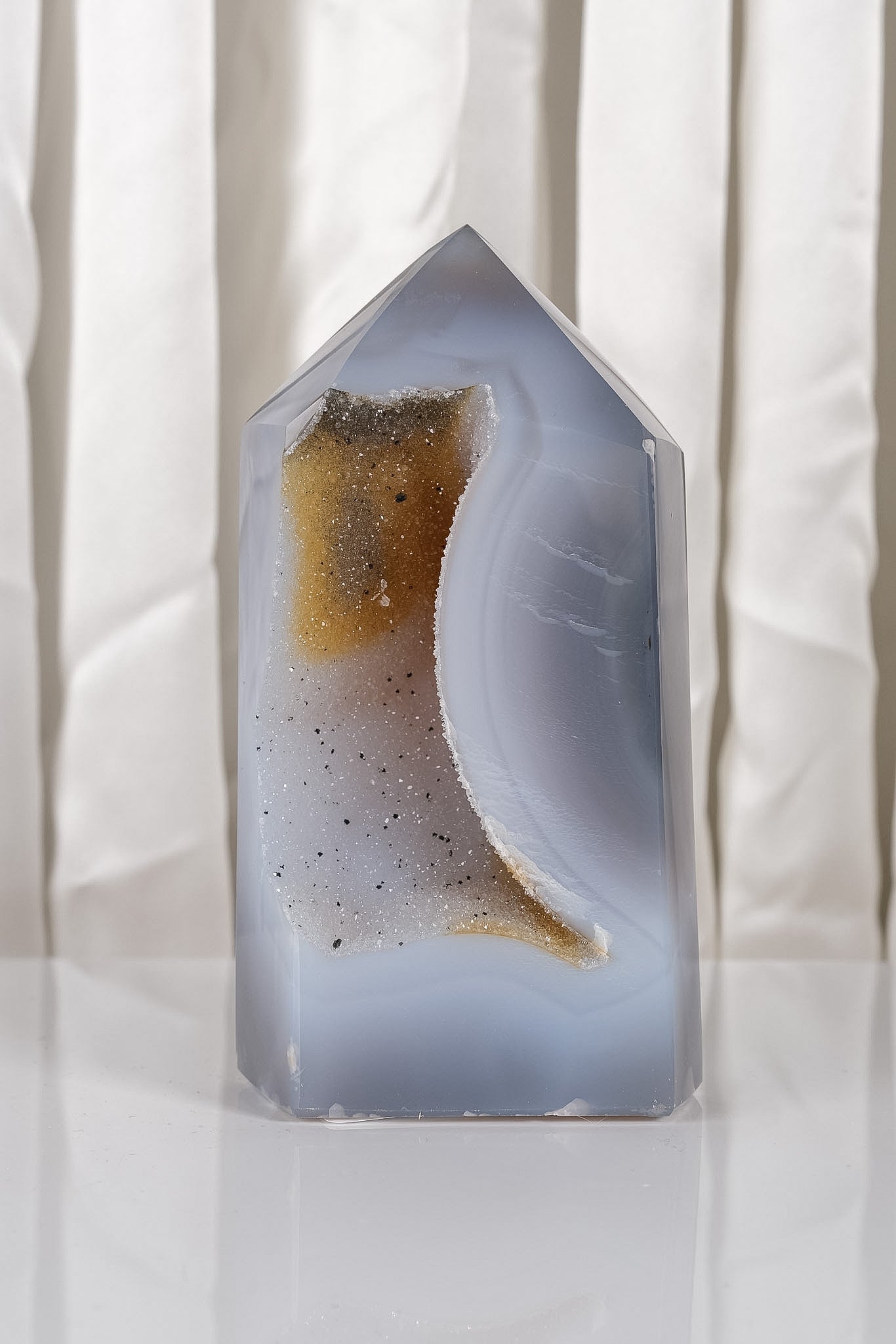 Druzy Agate Tower