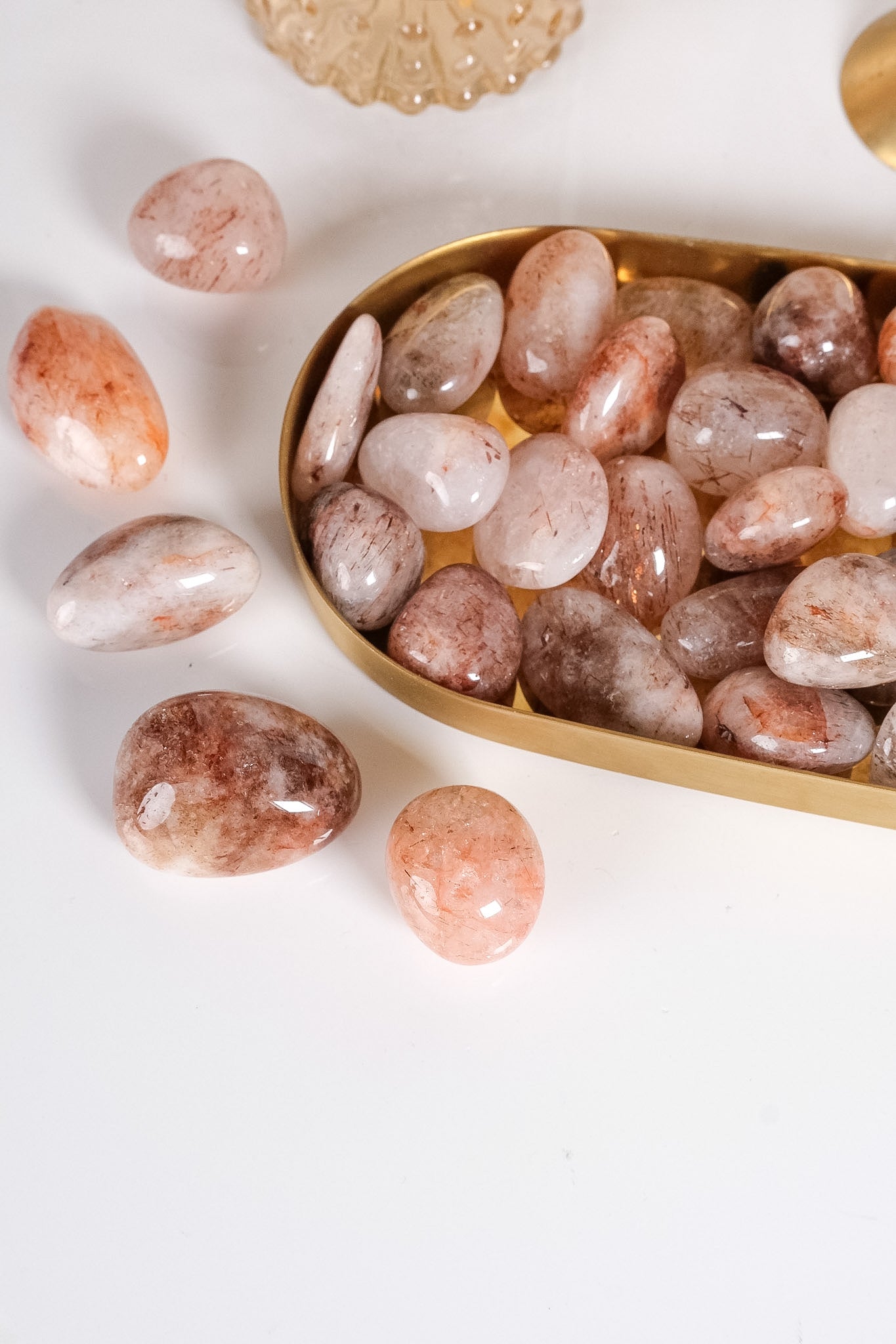 Rutile Quartz Tumble