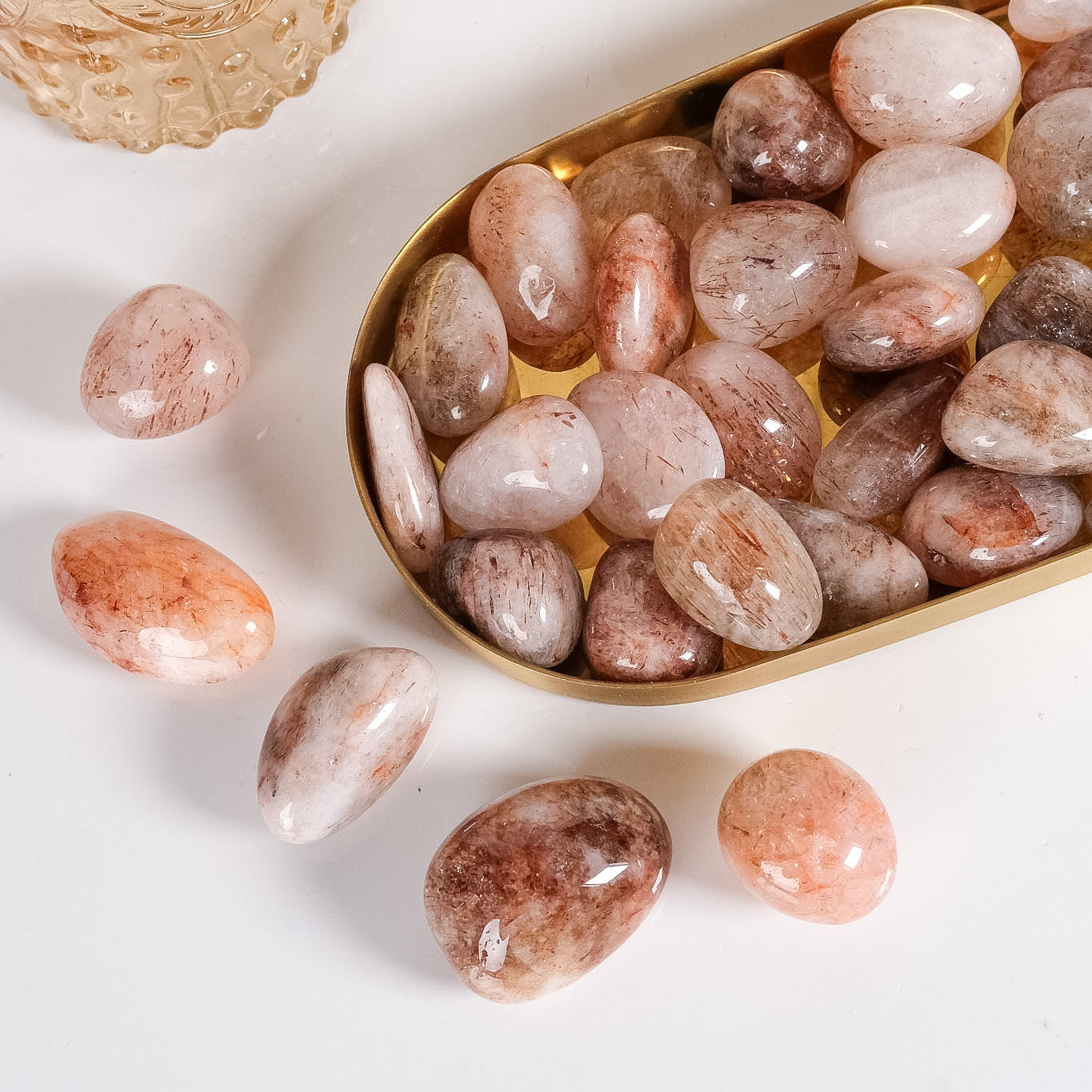 Rutile Quartz Tumble