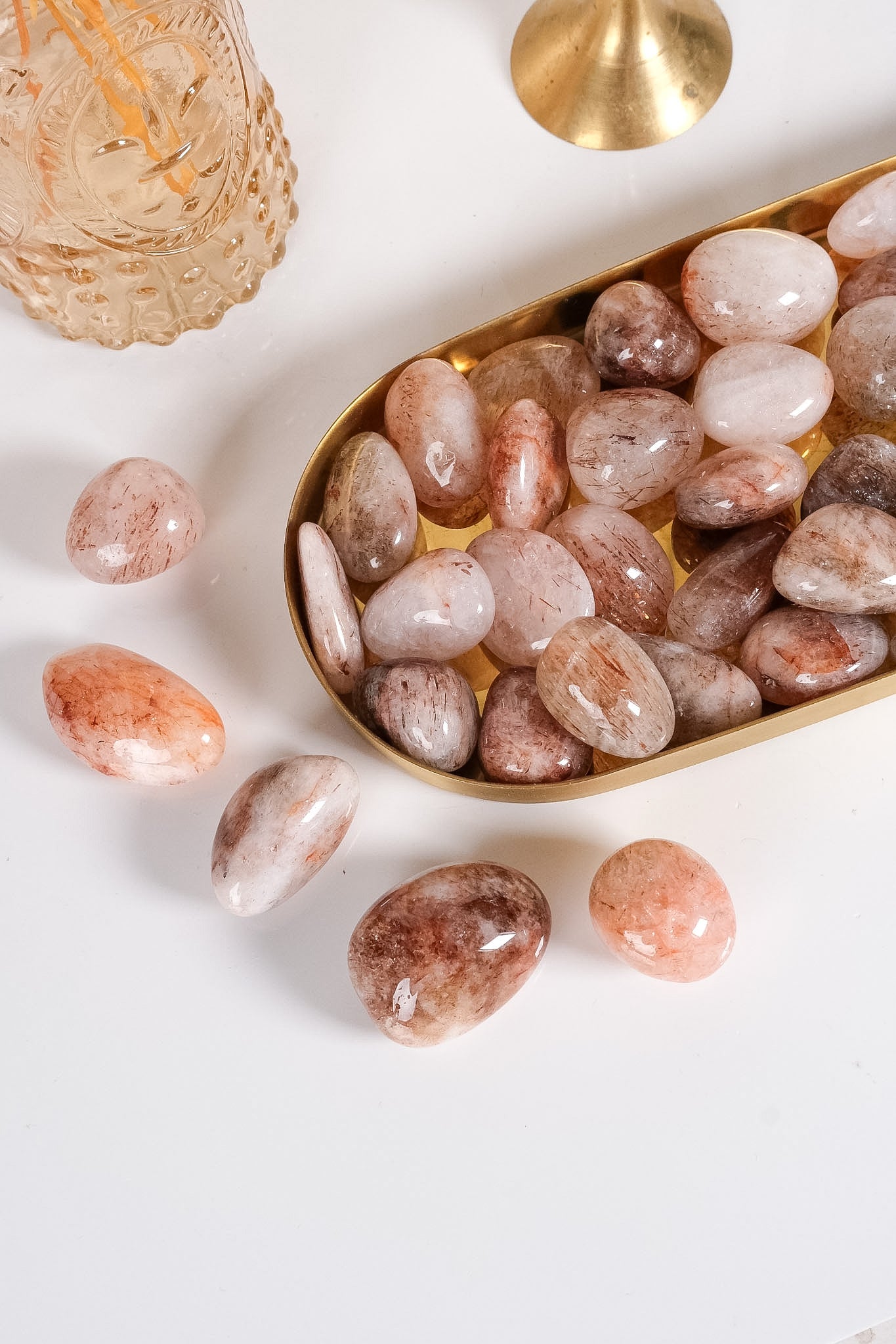 Rutile Quartz Tumble