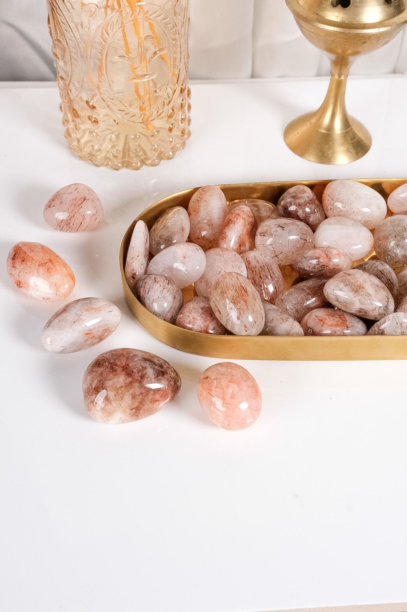 Rutile Quartz Tumble