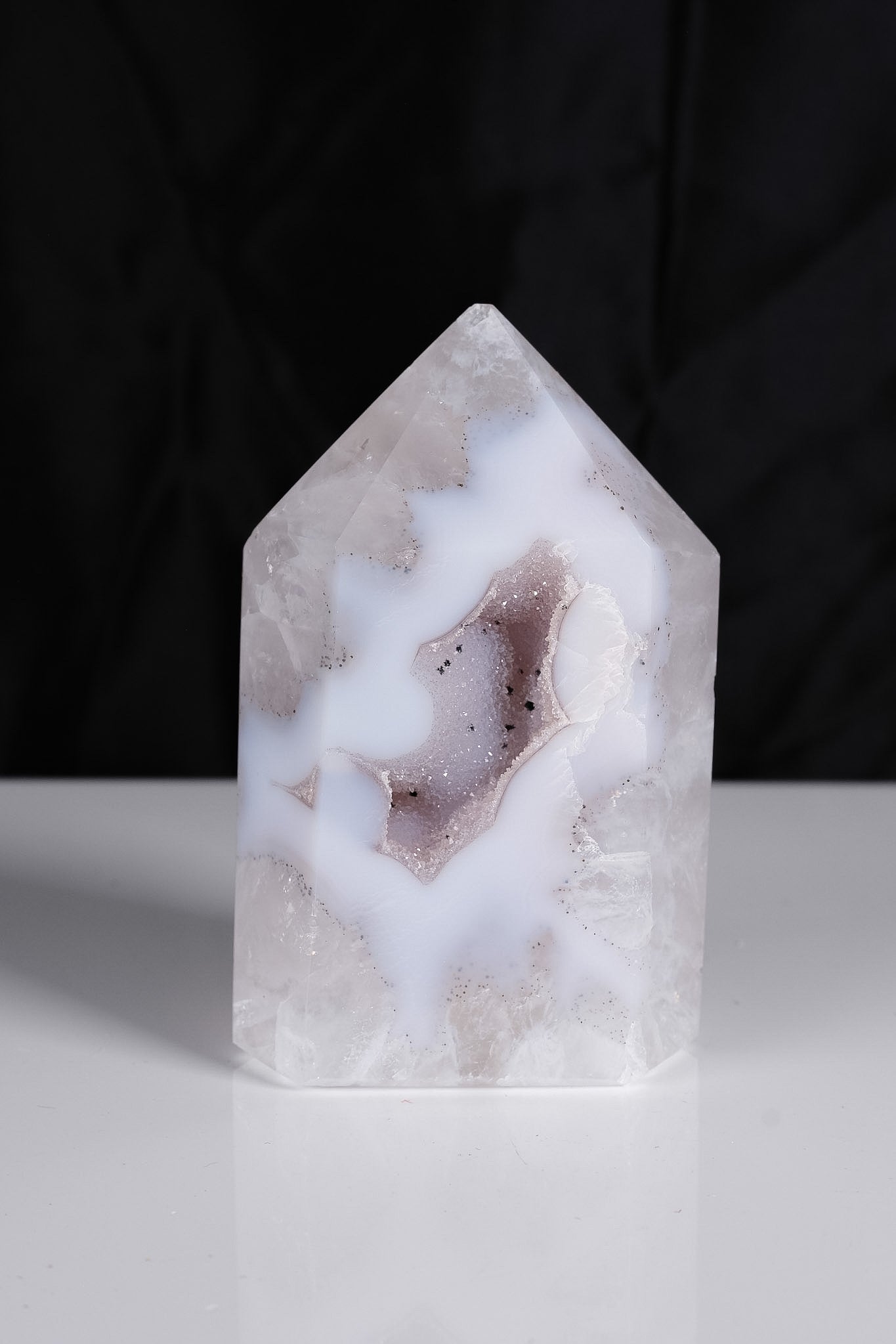 Druzy Agate Tower Misfit
