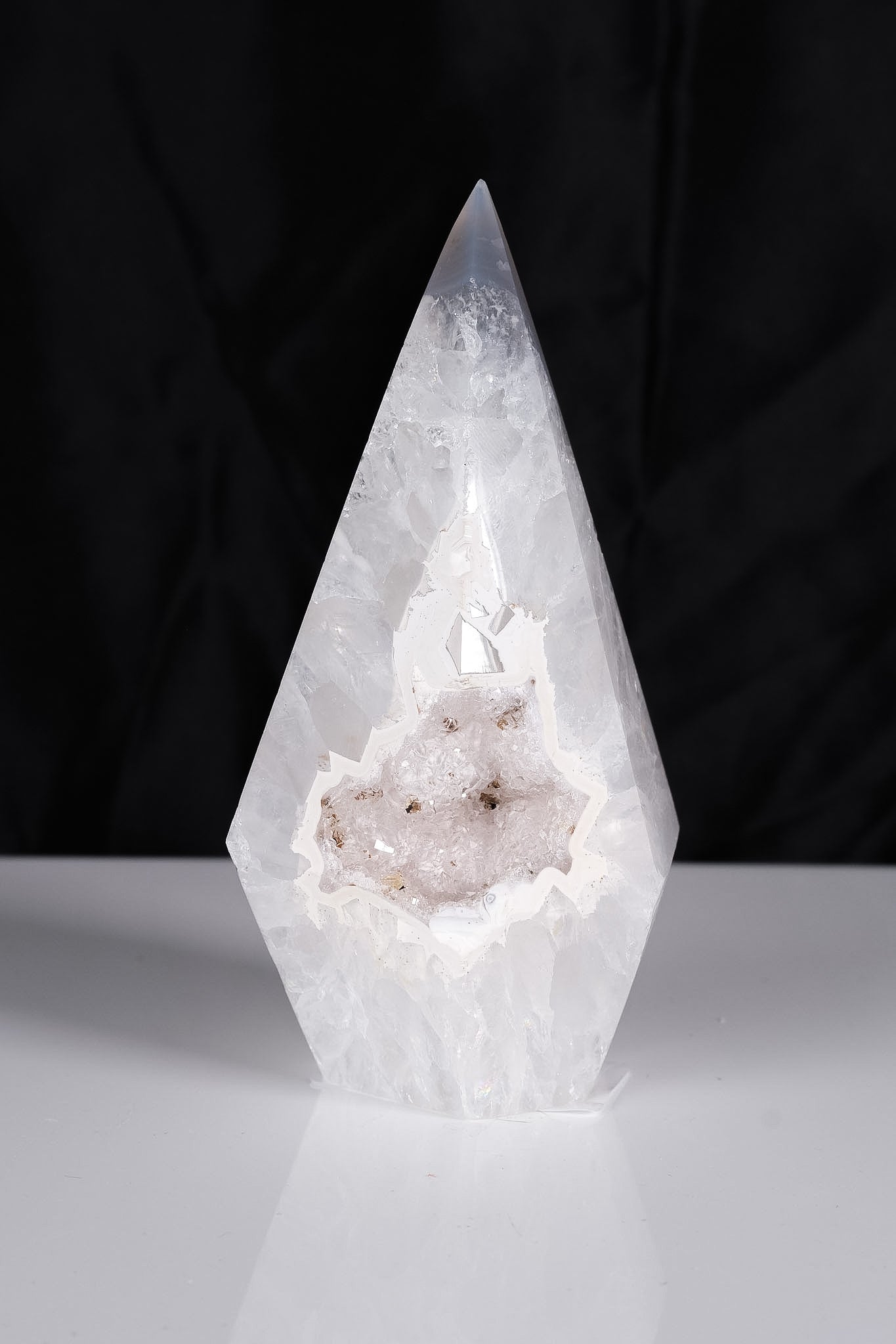 Druzy Agate Tower