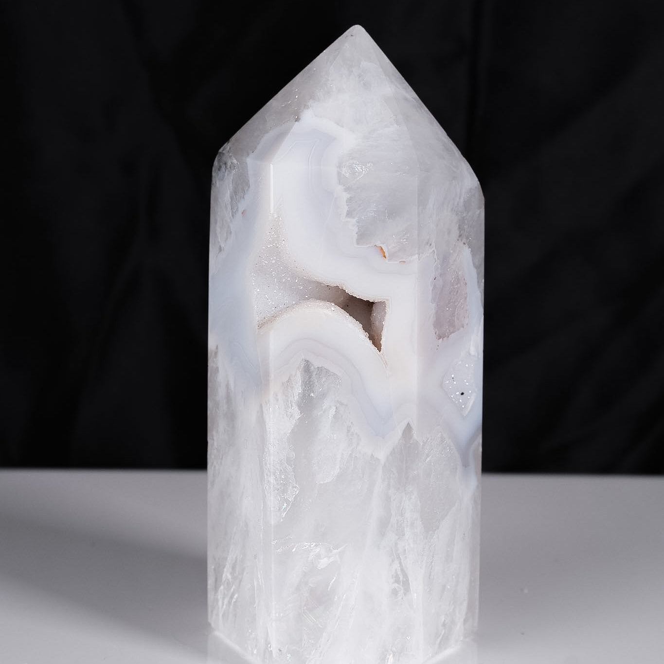 Druzy Agate Tower