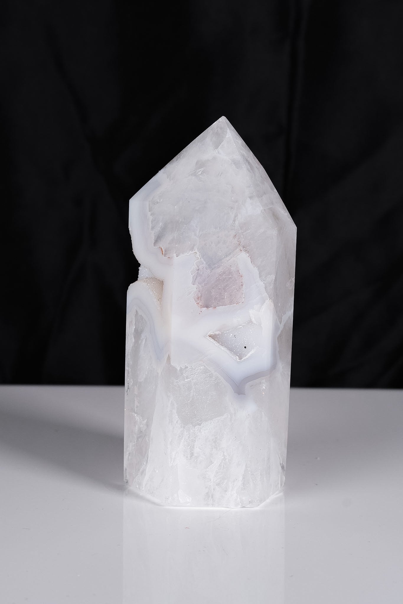 Druzy Agate Tower