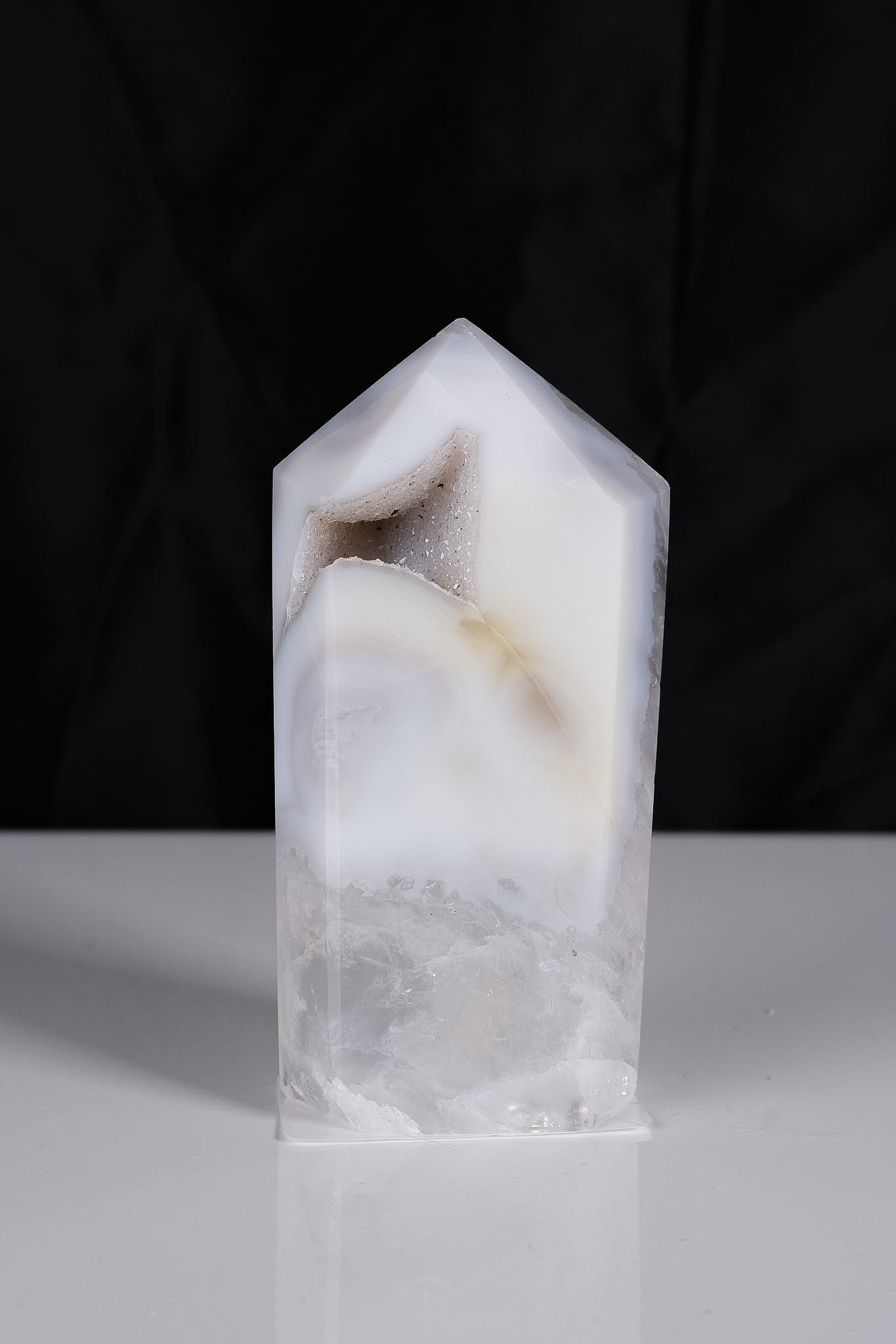 Druzy Agate Tower