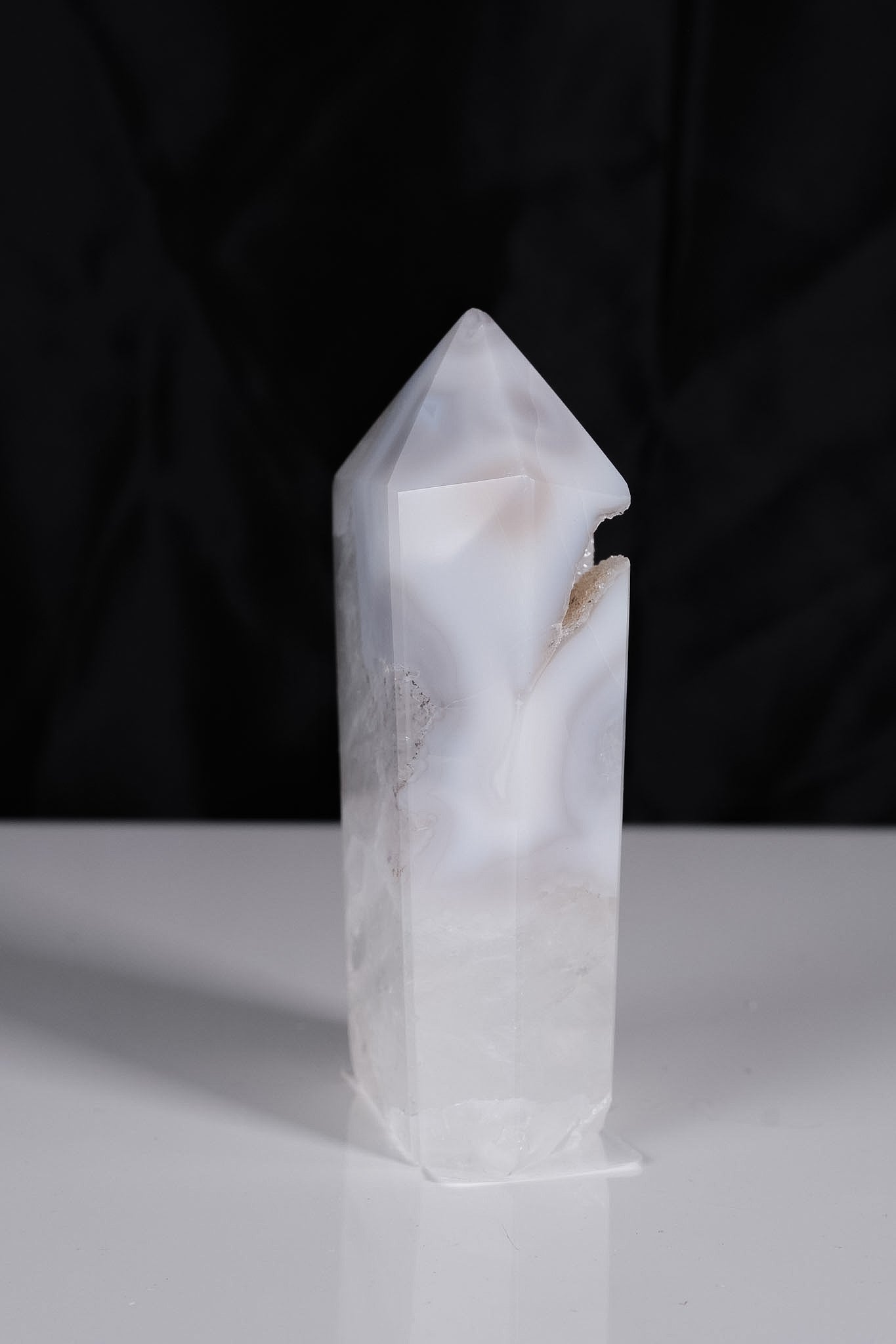 Druzy Agate Tower