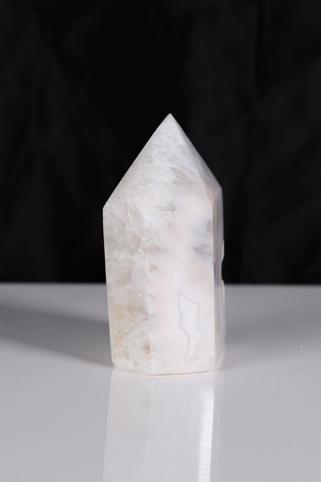 Druzy Agate Tower