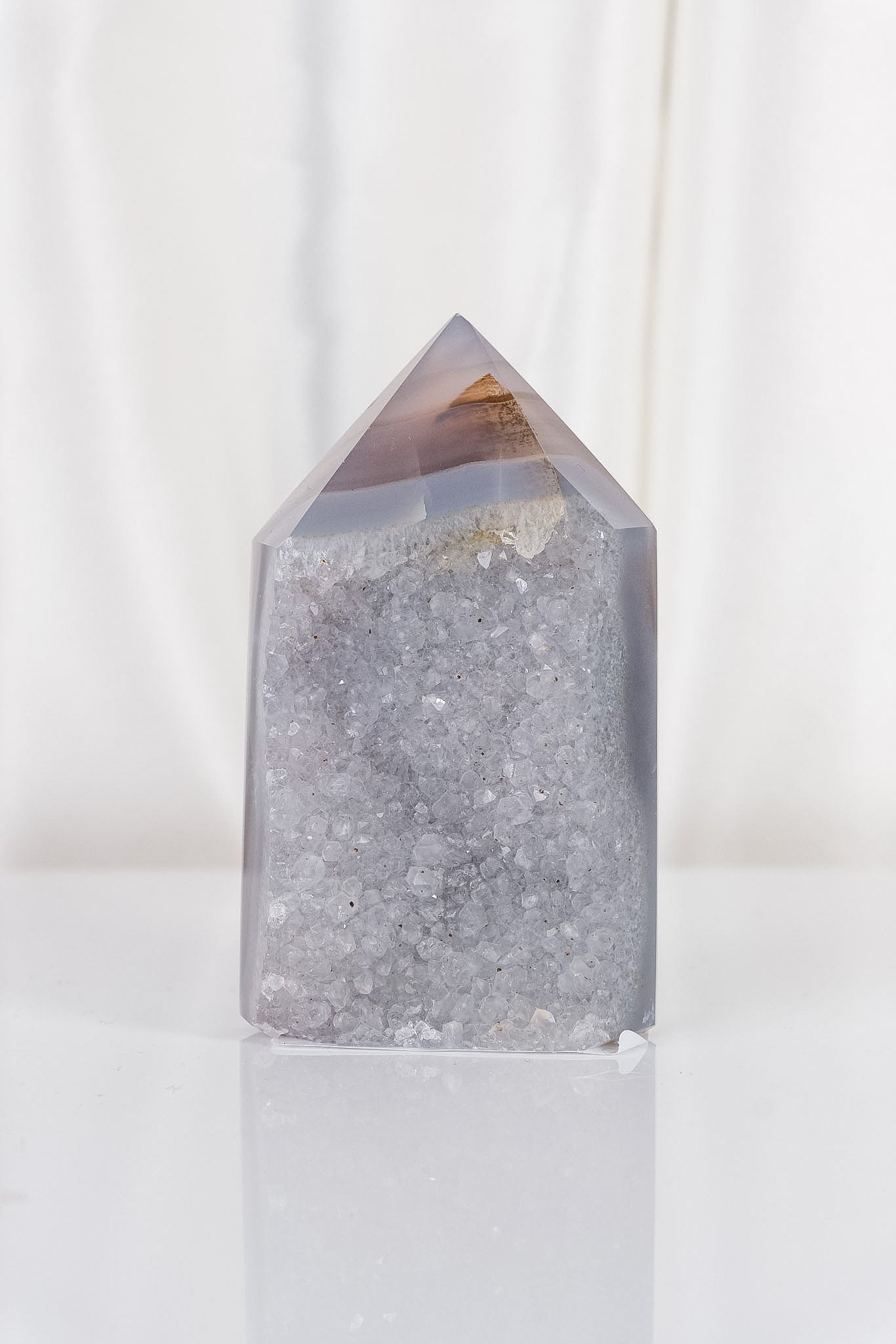 Druzy Agate Tower