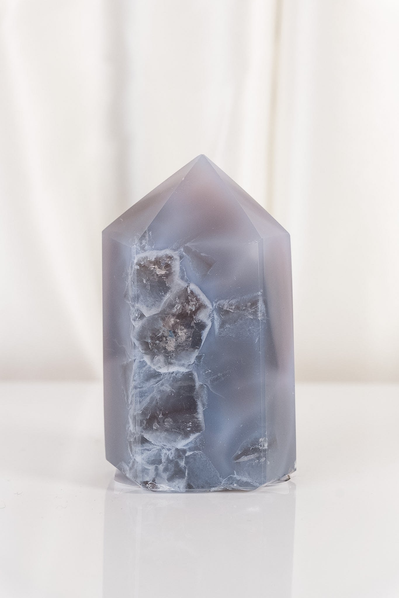 Druzy Agate Tower