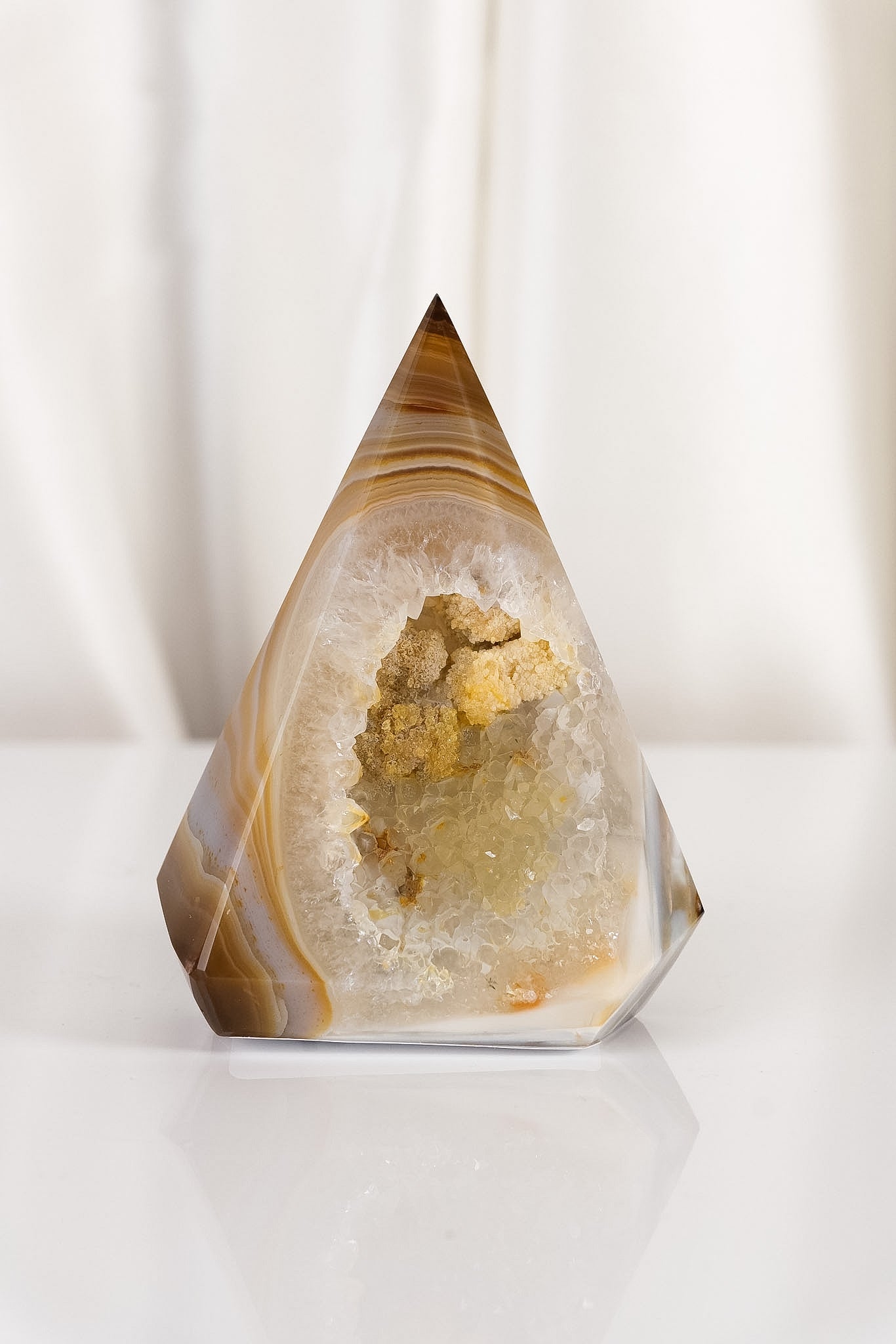 Druzy Agate Tower