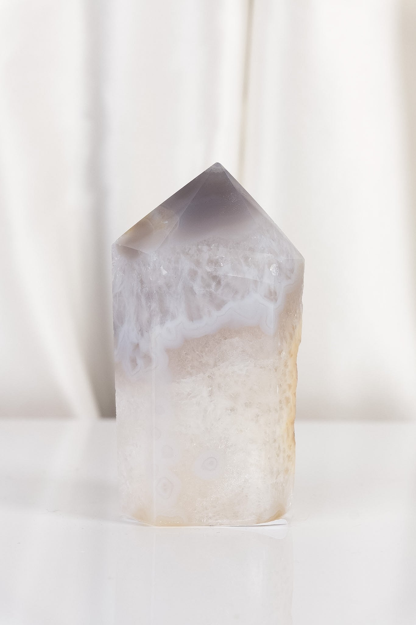 Druzy Agate Tower