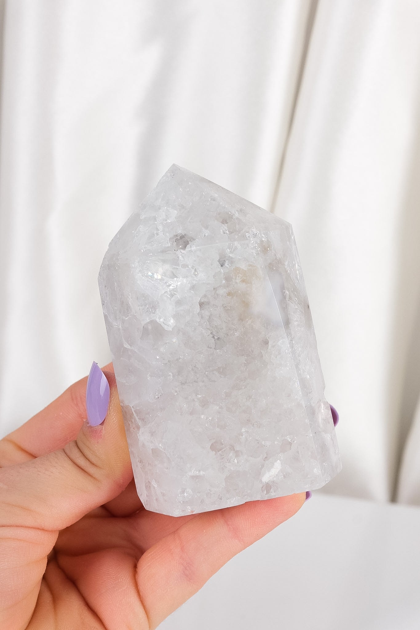 Druzy Agate Tower