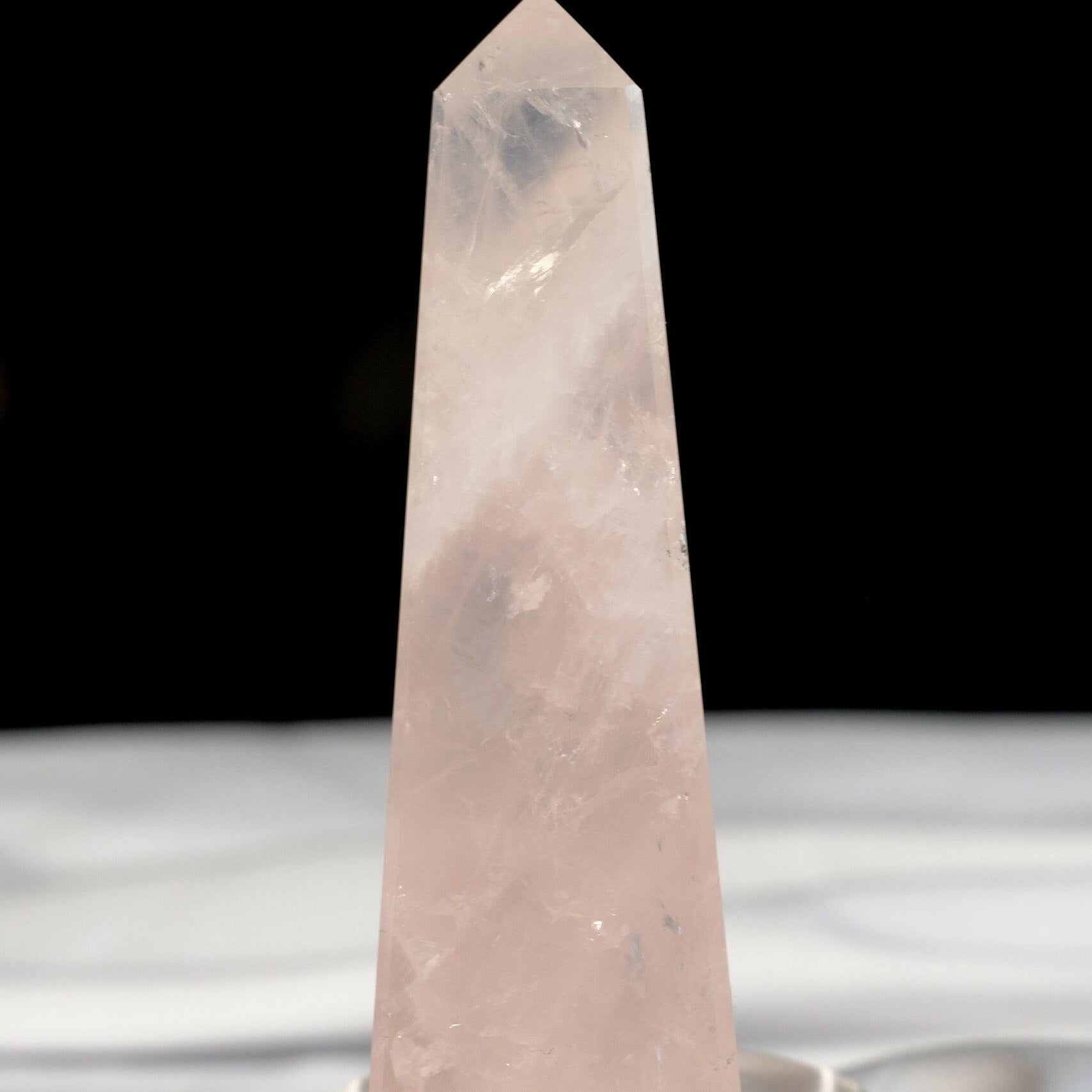 Rose Quartz Tower Healing Crystal.