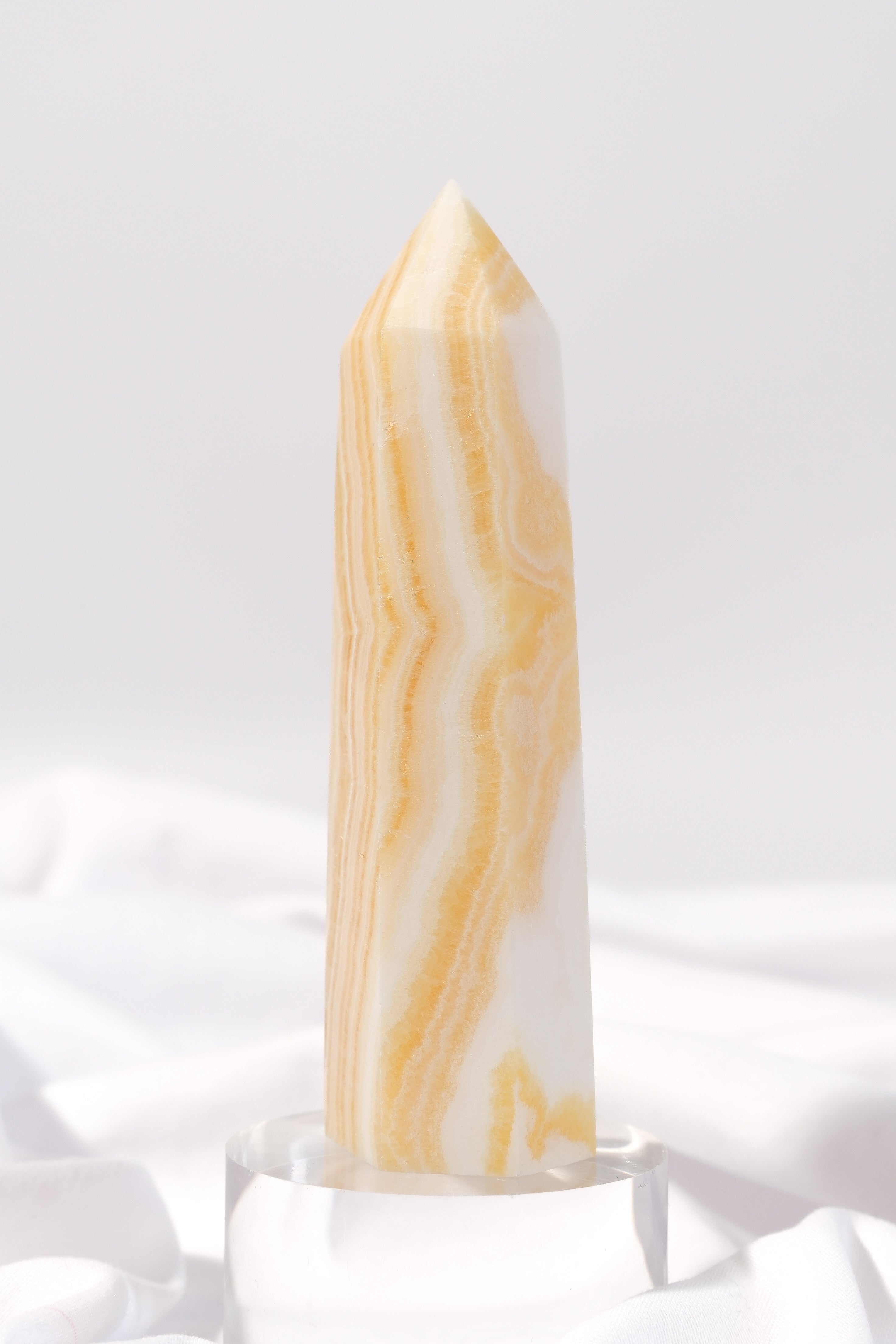 Orange Calcite Tower