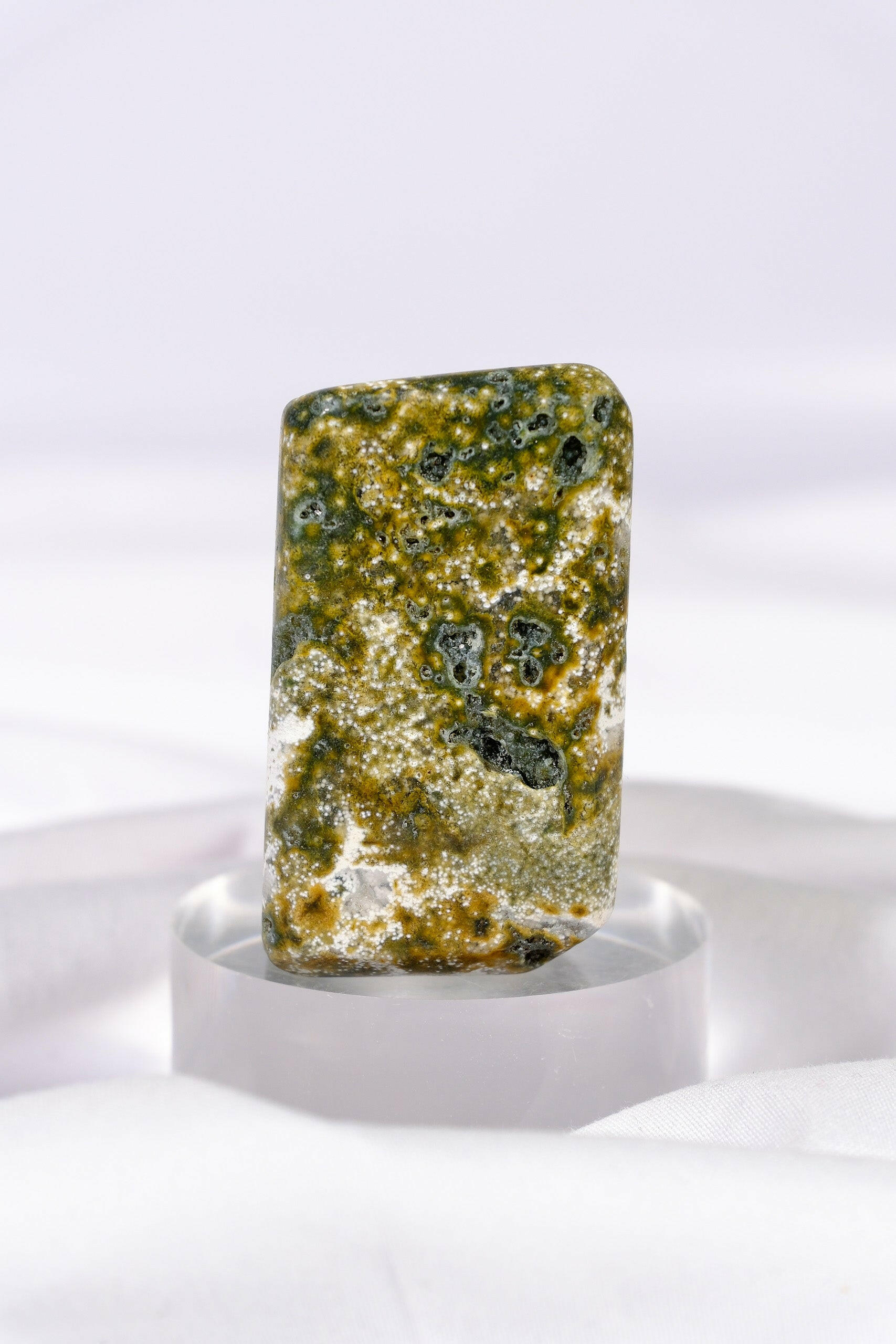 Ocean Jasper Freeform Healing Crystal.